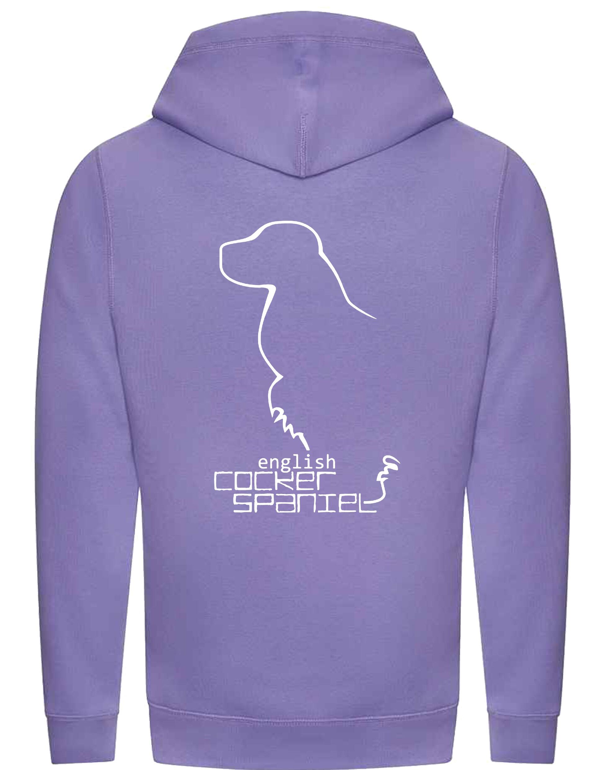 Unisex Crossneck Pullover Hoodie with English Cocker Spaniel Design – A Must-Have for Spaniel Fans