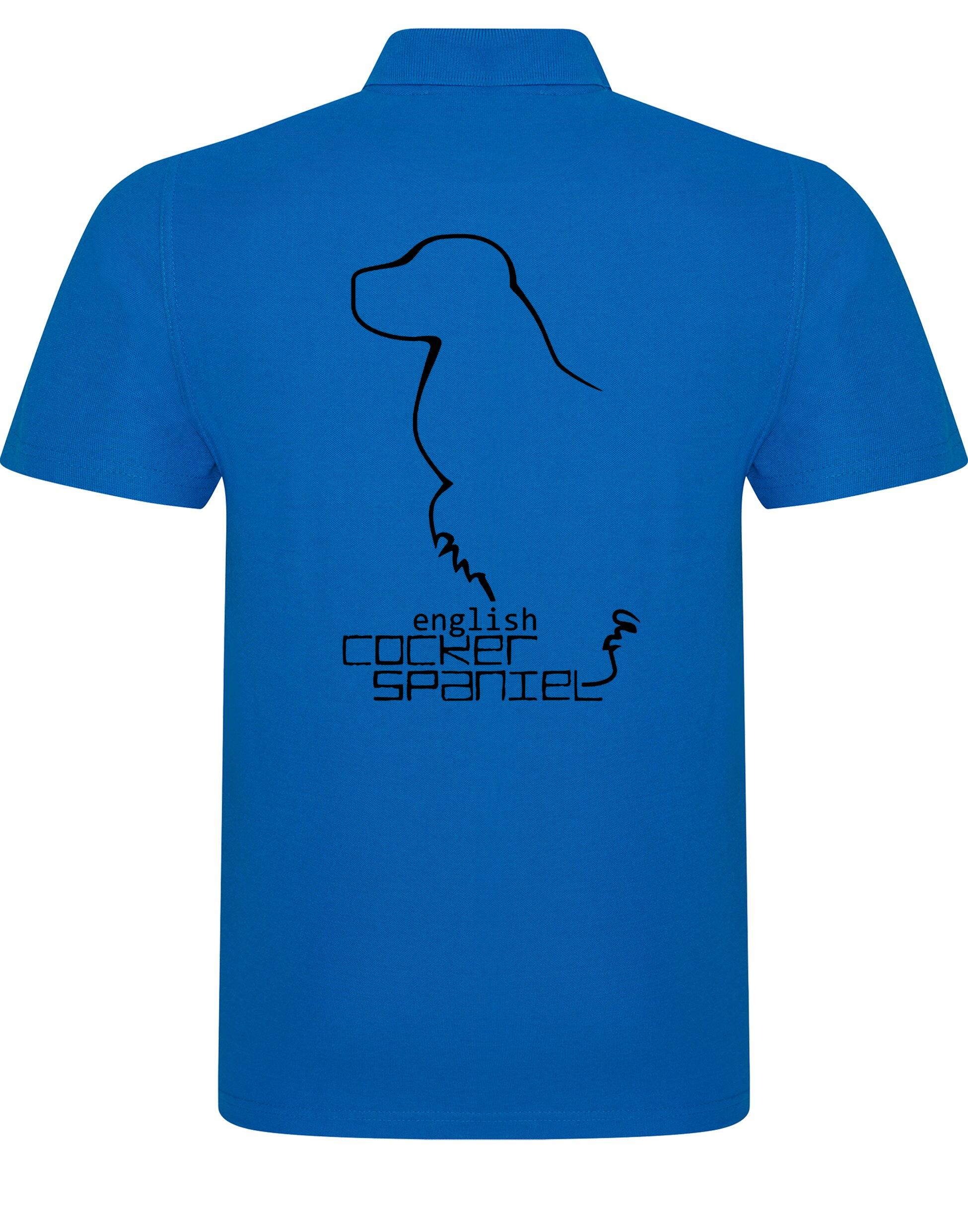 Unisex Cotton Polo with English Cocker Spaniel Design – Comfort & Style for Every Spaniel Enthusiast