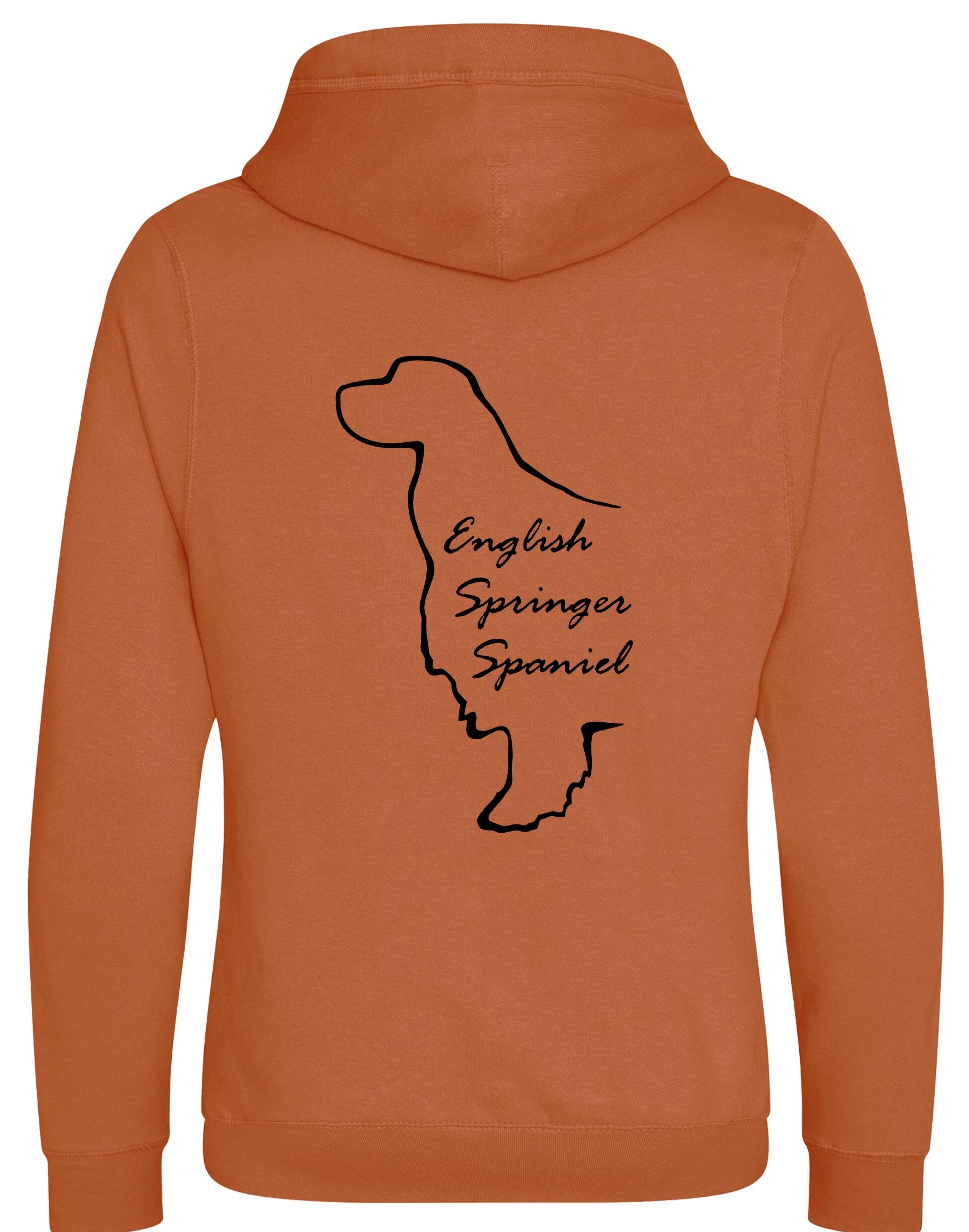 English Springer Spaniel Unisex Crossneck Pullover Hoodie – Cosy and Perfect for Springer Enthusiasts