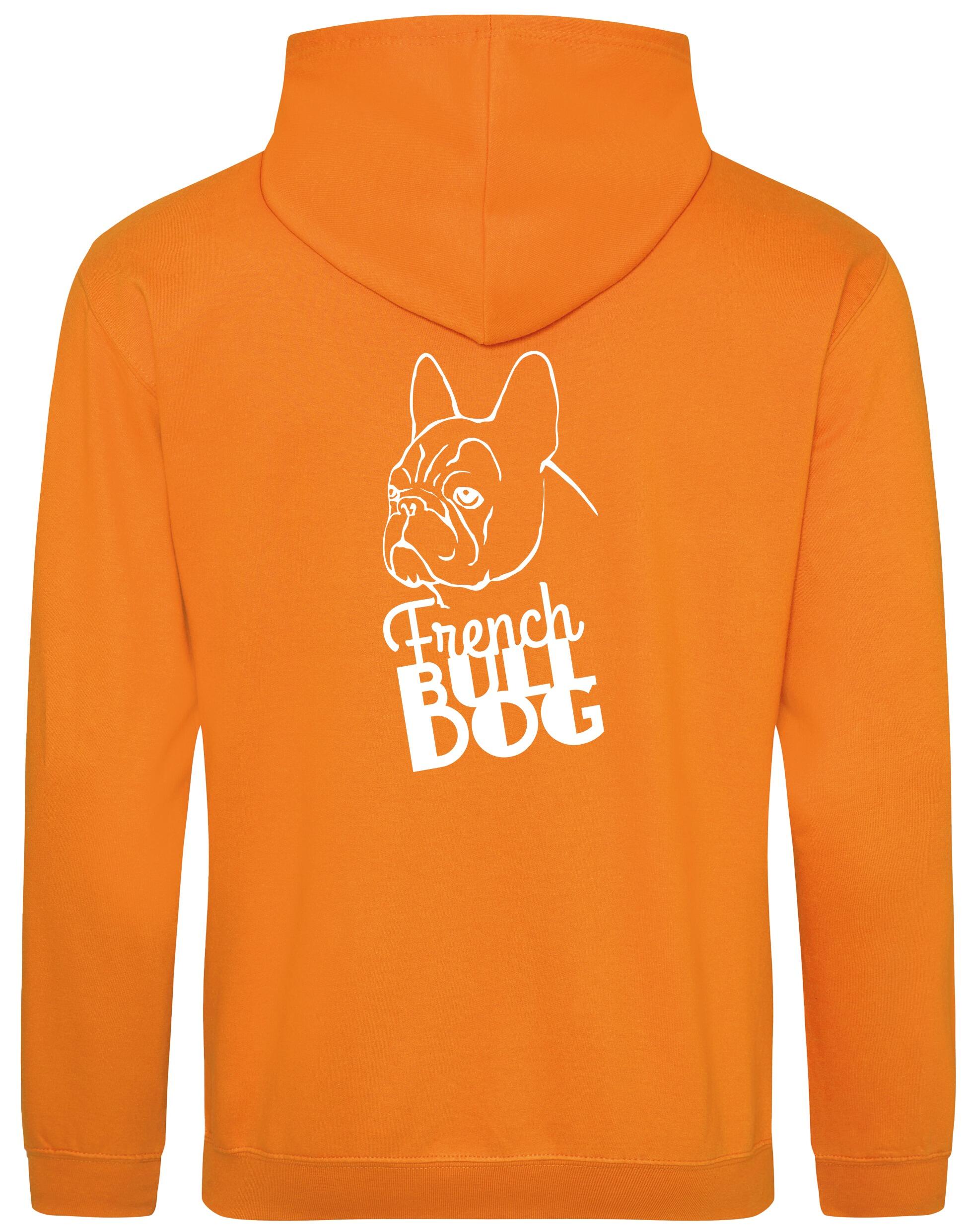 French Bulldog (Head) Design Pullover Hoodie – Cozy and Stylish for Bulldog Enthusiasts
