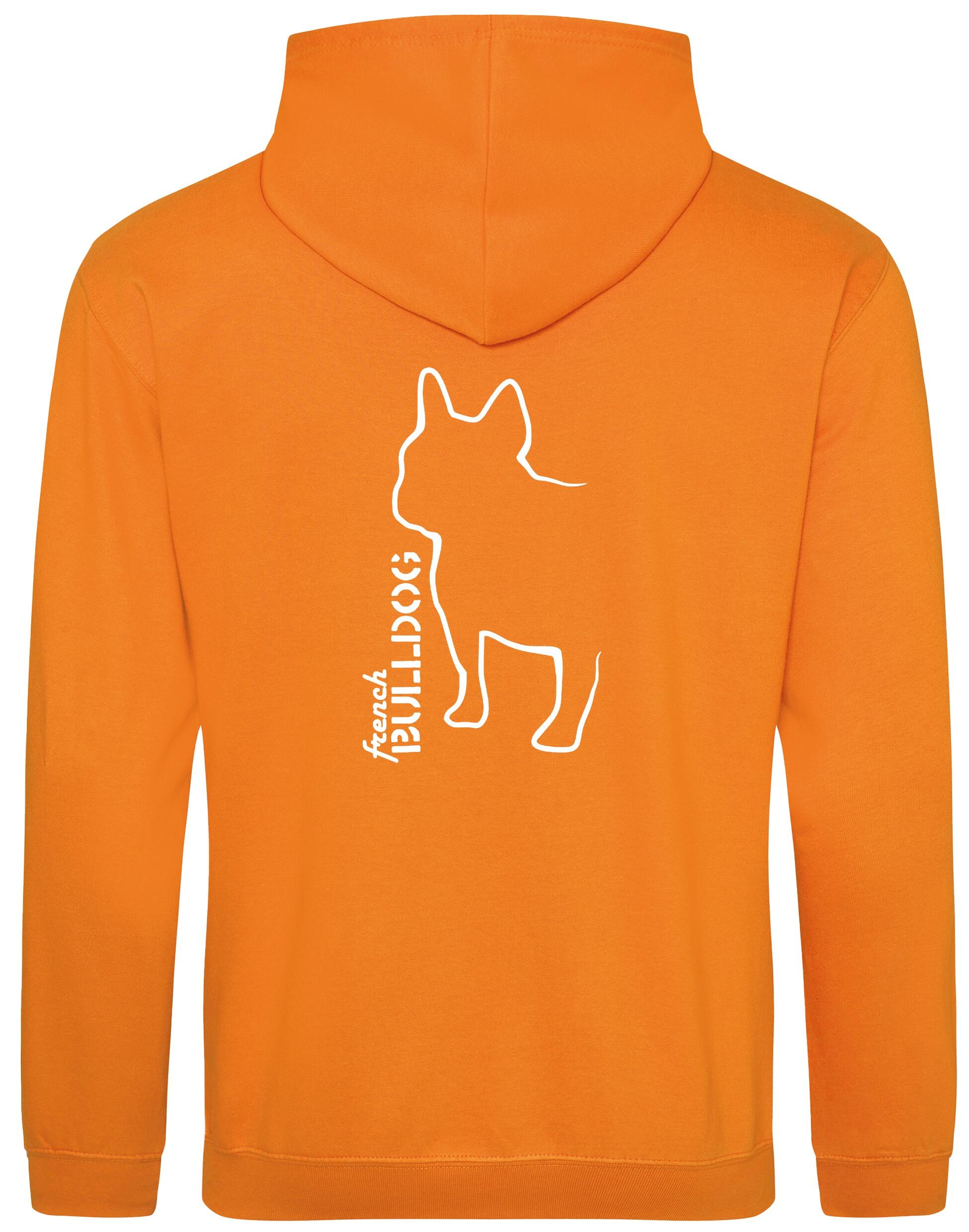 French Bulldog (Outline) Design Pullover Hoodie – Cozy and Stylish for Bulldog Enthusiasts