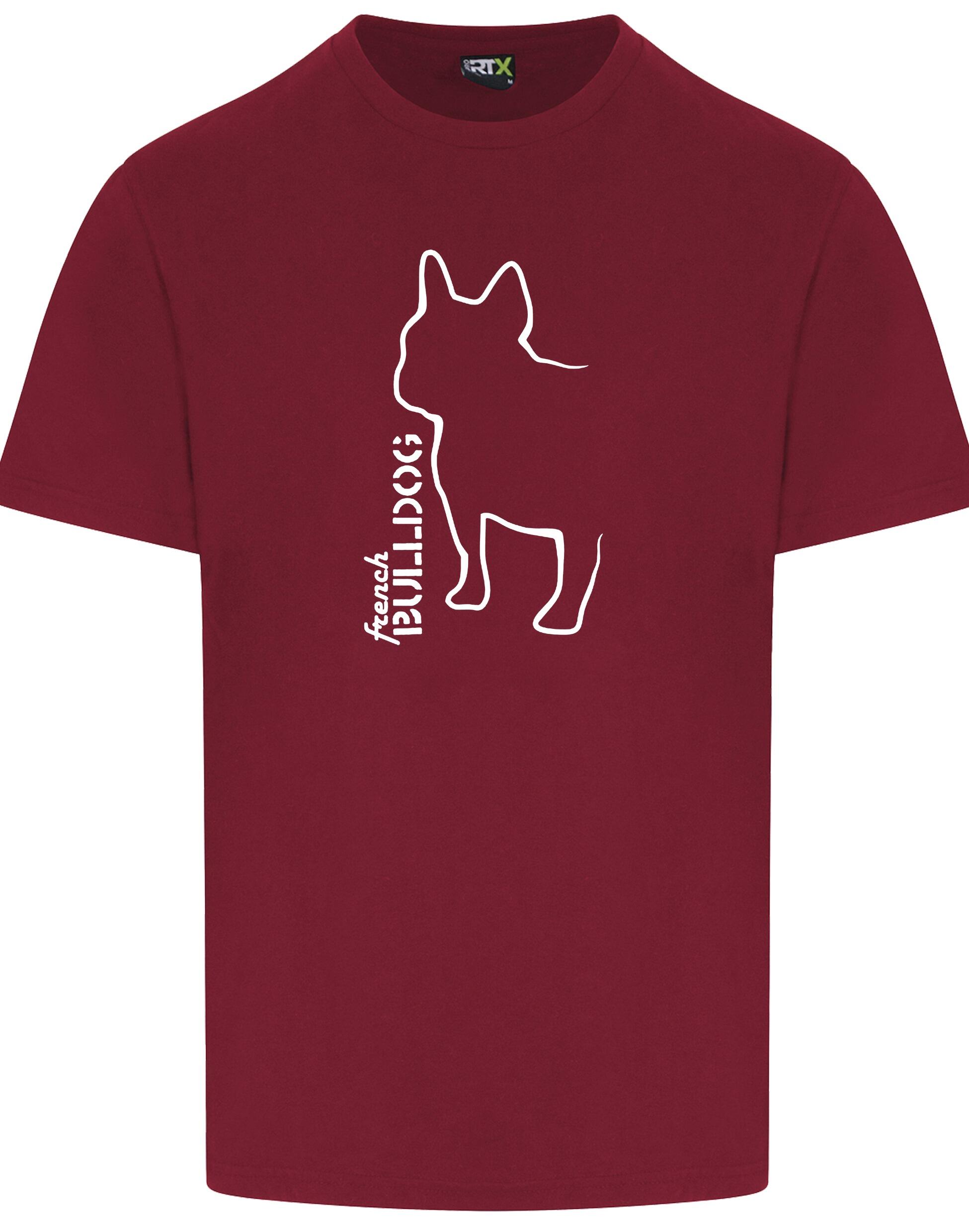 French Bulldog (Outline) Unisex Roundneck T-Shirt – Celebrate Your Love for French Bulldogs