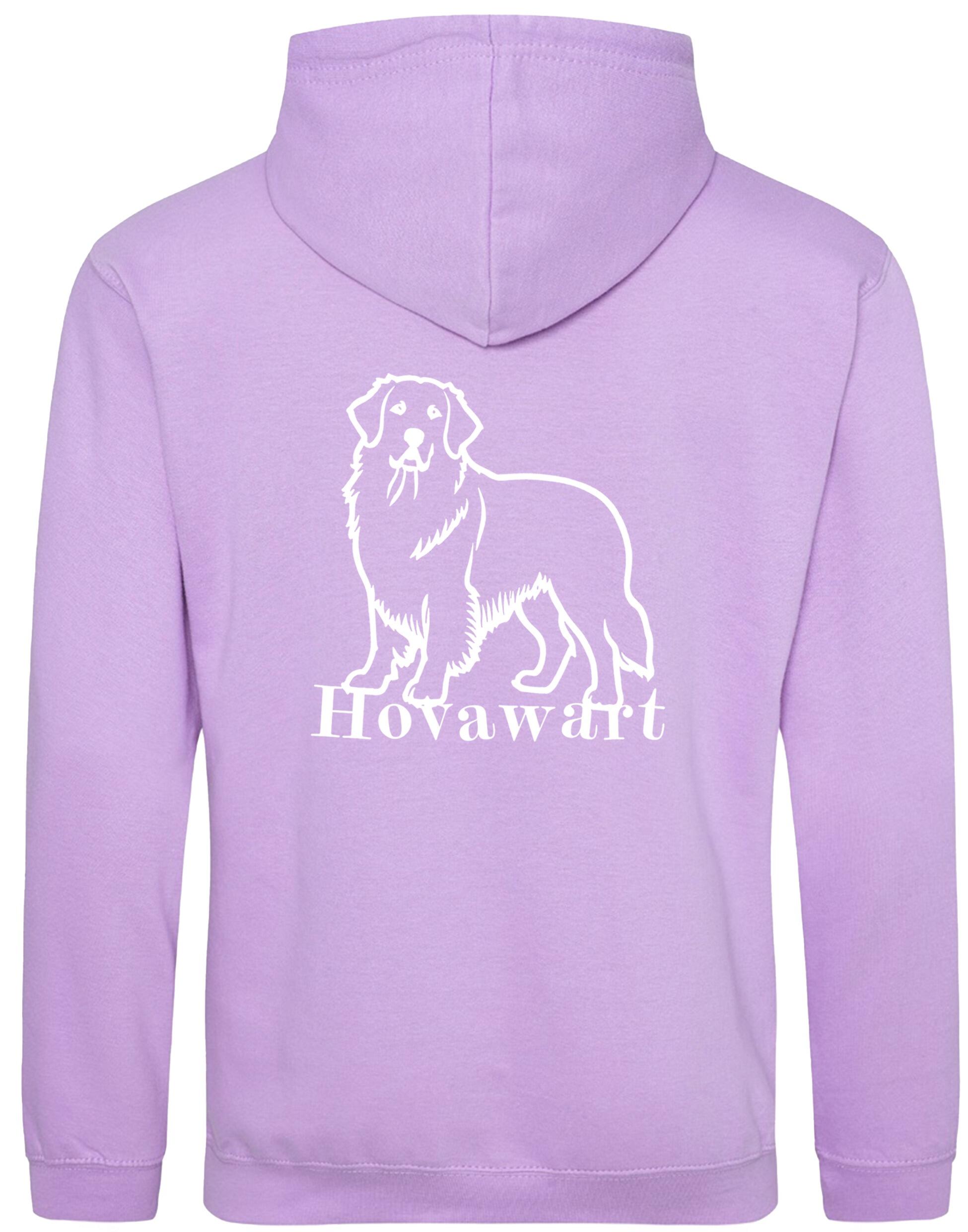 Hovawart Design Pullover Hoodie with Exclusive Artwork – Cozy fleece interior and customizable for dog lovers.