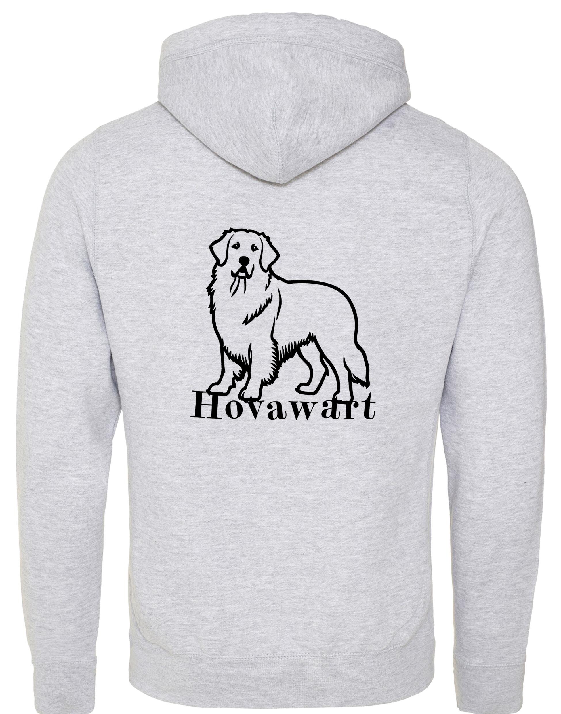 Hovawart Unisex Crossneck Pullover Hoodie – Modern design with exclusive breed graphic, perfect for Hovawart lovers.