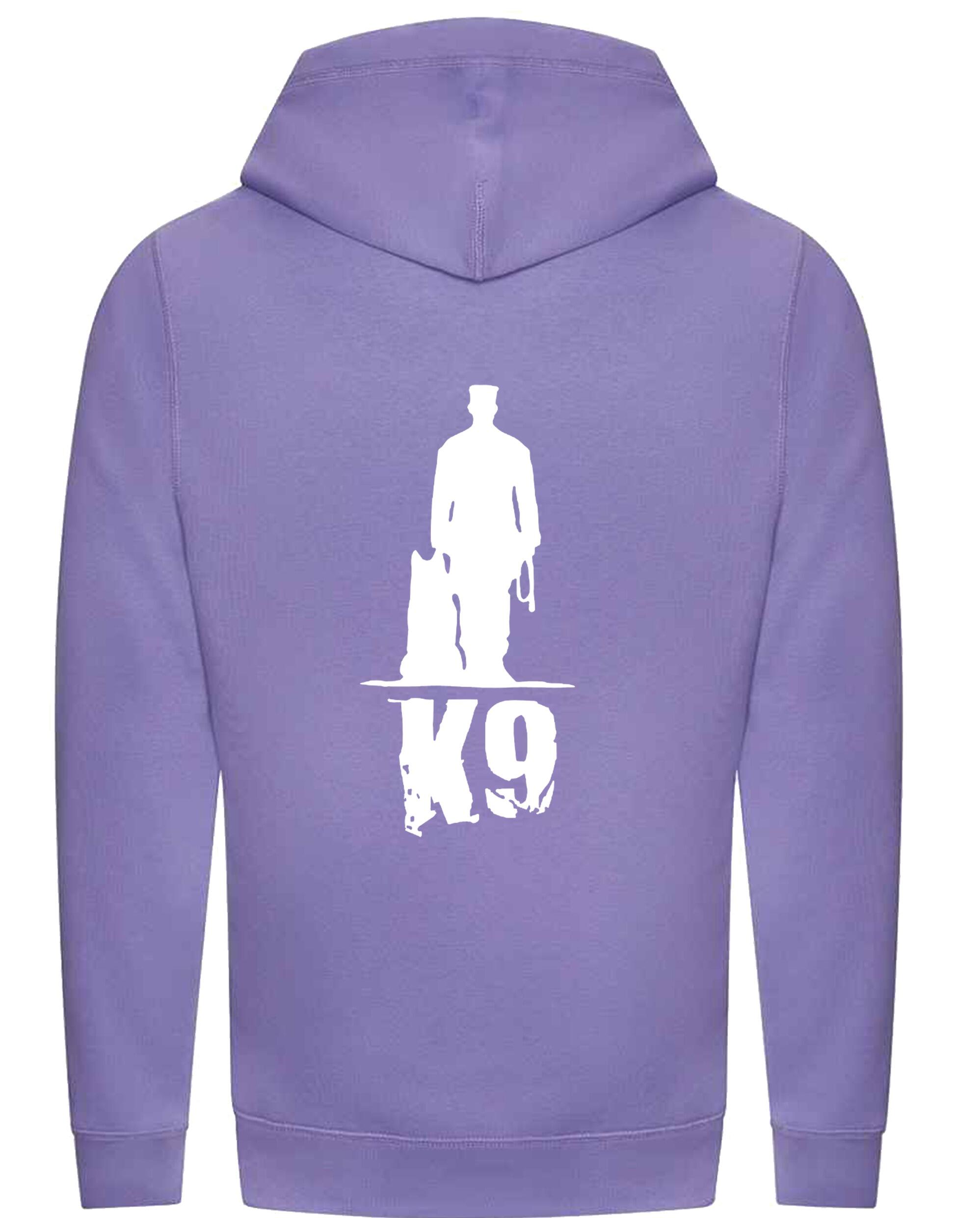 K9 crossneck pullover hoodie with modern design, exclusive artwork, and cozy fleece interior, ideal for dog lovers seeking style and comfort.