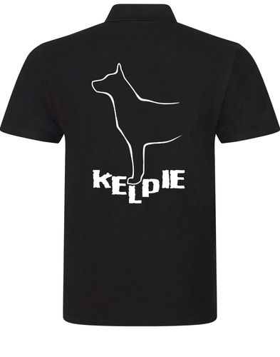 Unisex Cotton Polo featuring exclusive Kelpi design with a relaxed fit, premium cotton fabric, and stylish comfort for all-day wear.