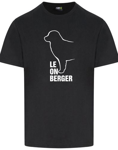 Leonberger Unisex Roundneck T-shirt with exclusive breed design, breathable cotton fabric, and relaxed fit.