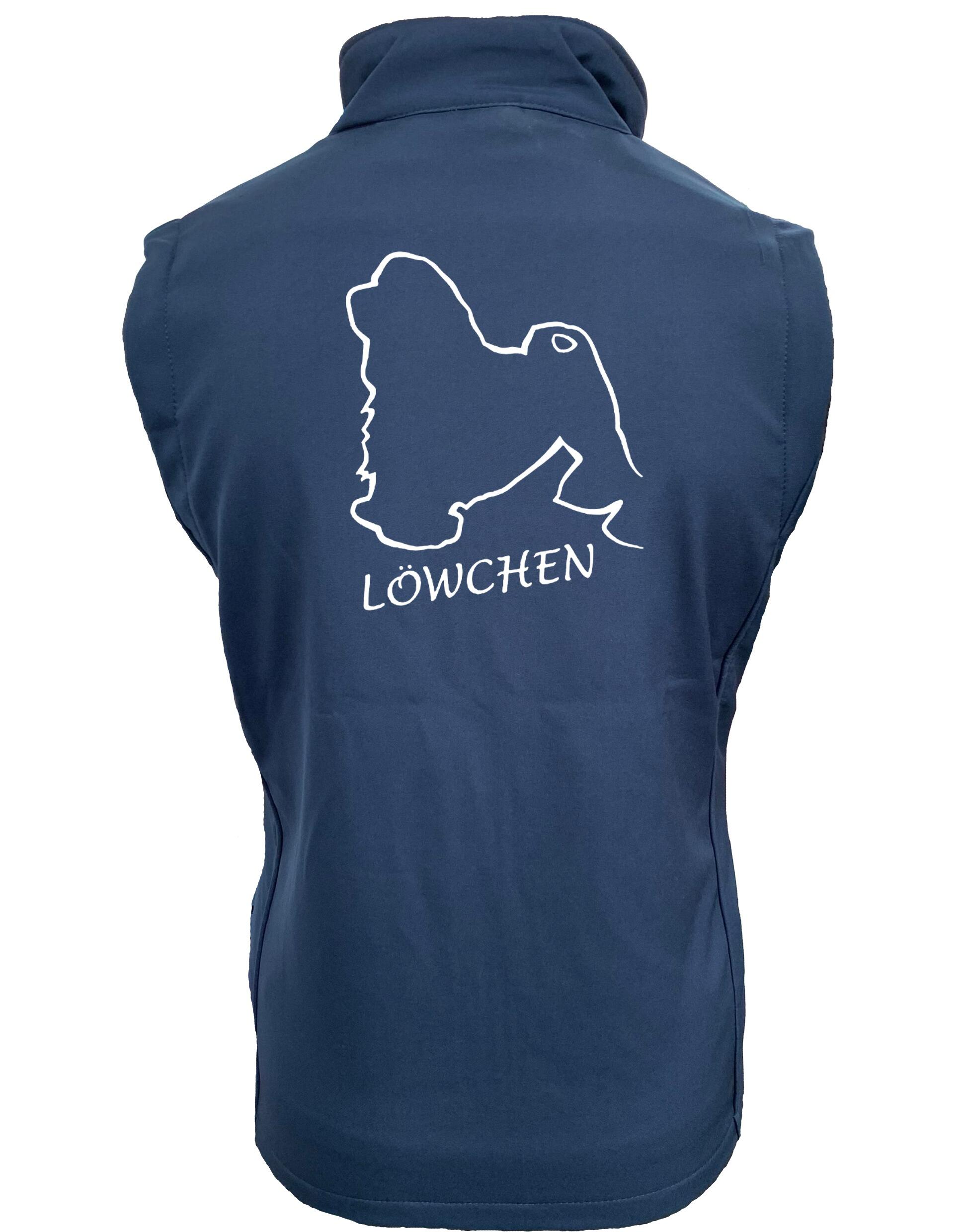 Lowchen Unisex Softshell Jacket with fleece lining and exclusive breed design.