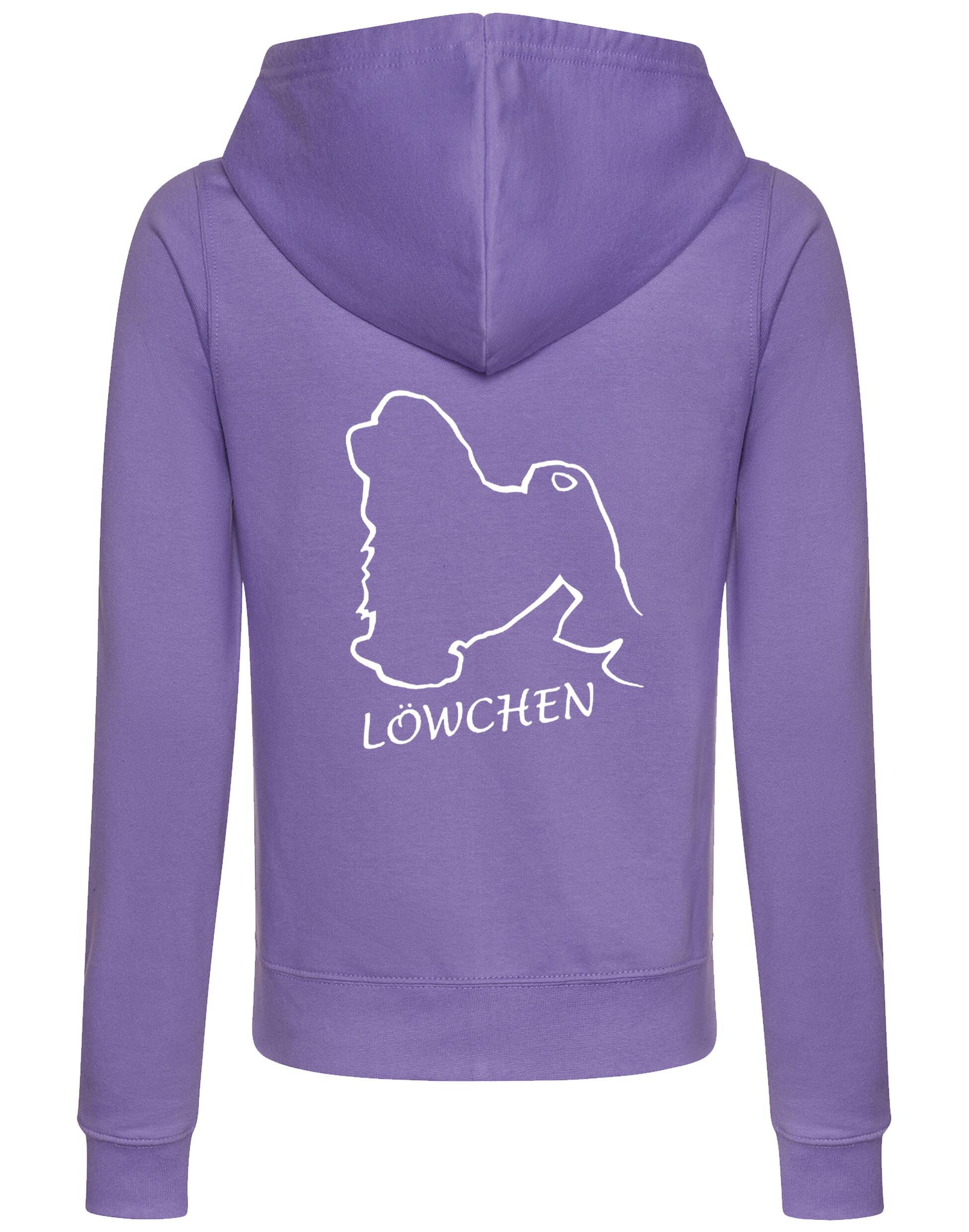 Lowchen Women’s Zipped Hoodie with exclusive breed artwork and practical features.