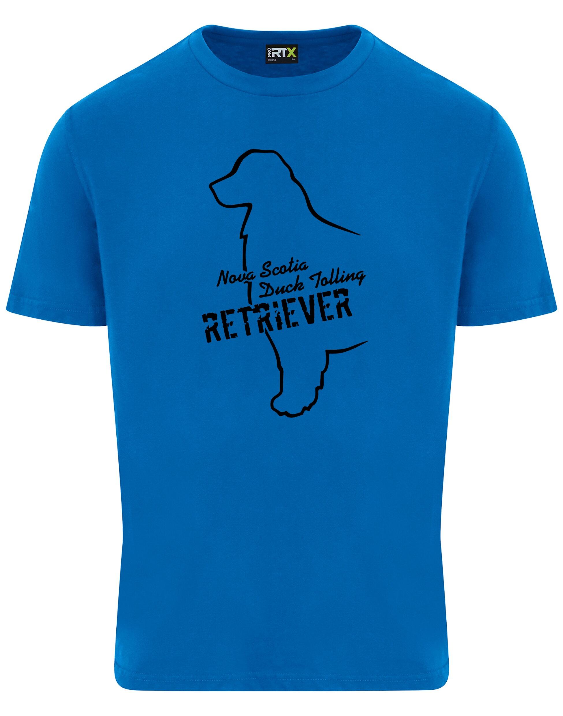 Nova Scotia Duck Tolling Retriever unisex roundneck T-shirt featuring an exclusive breed design on the front. Made from soft, breathable cotton with a relaxed fit, classic round neckline, and lightweight feel for all-day comfort. Perfect for Toller lovers, dog breed enthusiasts, and casual wear.