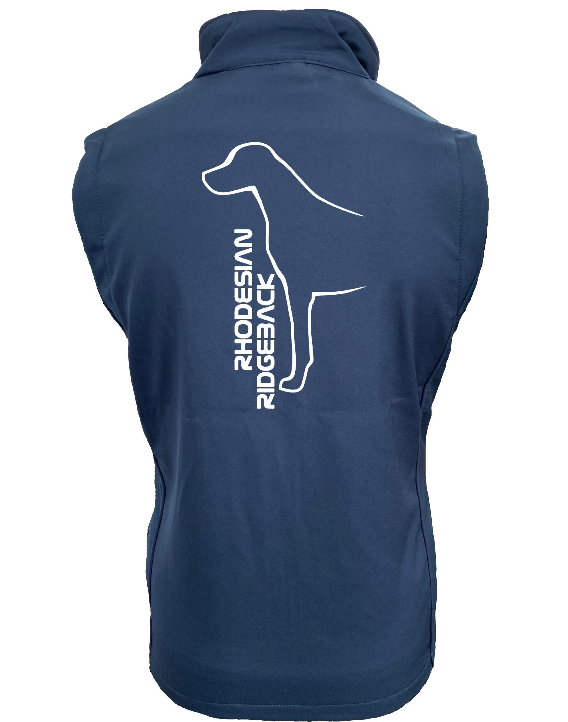 Rhodesian Ridgeback Women’s Softshell Jacket featuring exclusive breed artwork, a flattering fit, and a water-resistant fleece-lined design for comfort and style.