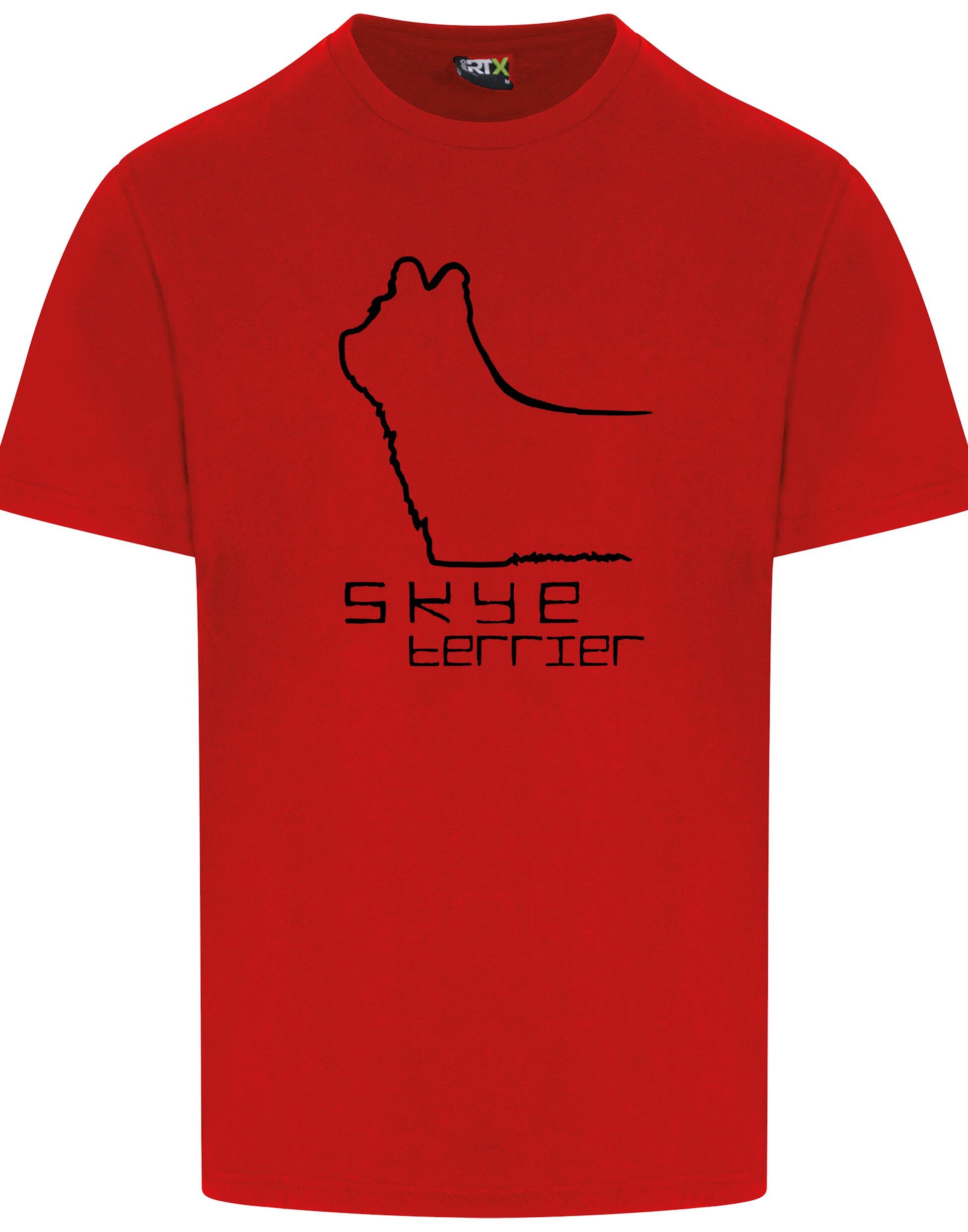 Unisex roundneck T-shirt featuring exclusive Skye Terrier artwork on the front. Made from breathable cotton with a relaxed fit, ideal for dog shows, casual wear, and everyday comfort for Skye Terrier lovers.