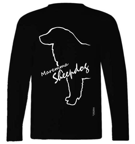 Maremma Sheepdog T-Shirts Adult Long-Sleeved Premium Cotton
