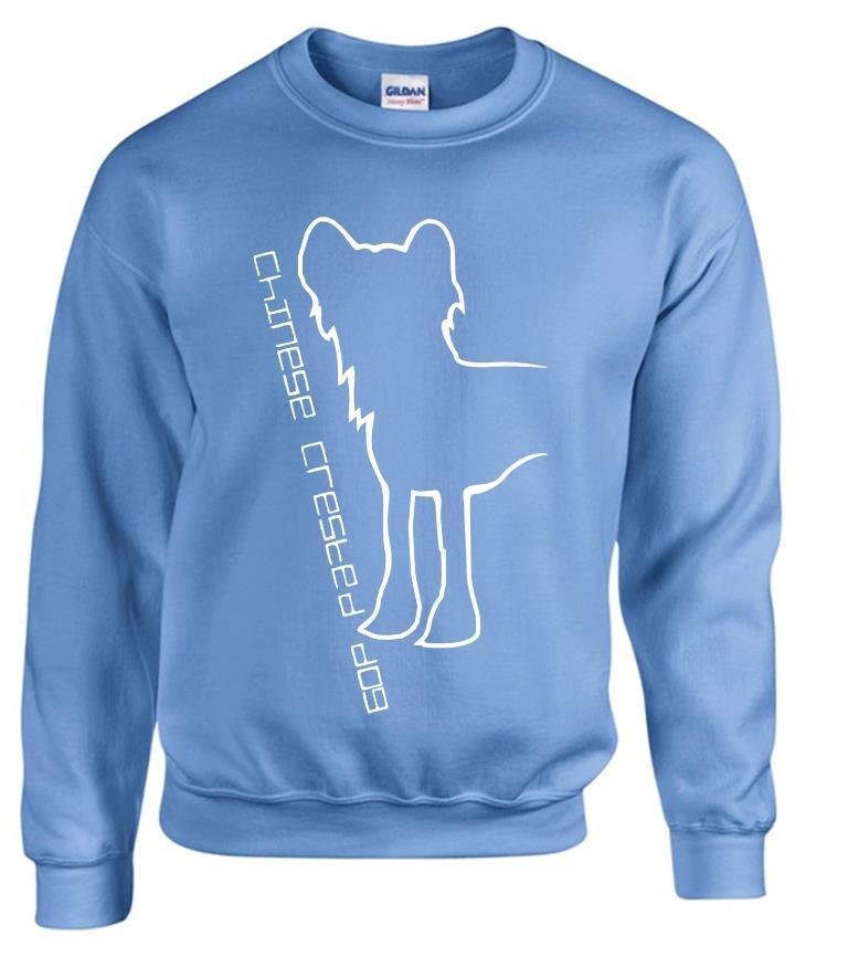 Chinese Crested Dog Breed Sweatshirts Adult Heavy Blend