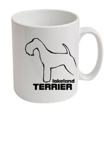 Lakeland Terrier Dog Breed Ceramic Mug Dogeria Design