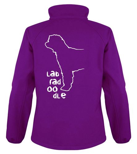 Labradoodle-themed clothing – Softshell Jackets, Gilets, Crossneck Hoodies, and Pullover Hoodies for Labradoodle enthusiasts and dog lovers.