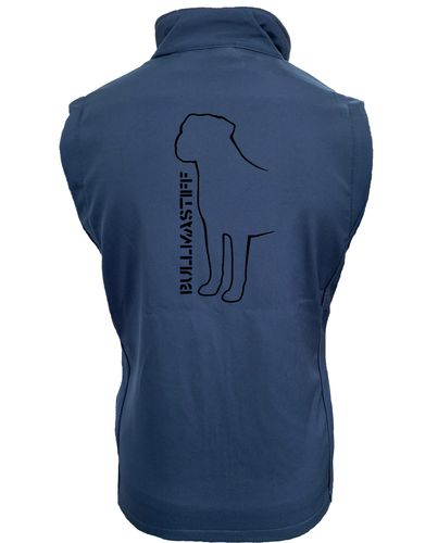 Female Bullmastiff (Standing) Softshell Navy Navy (Black)