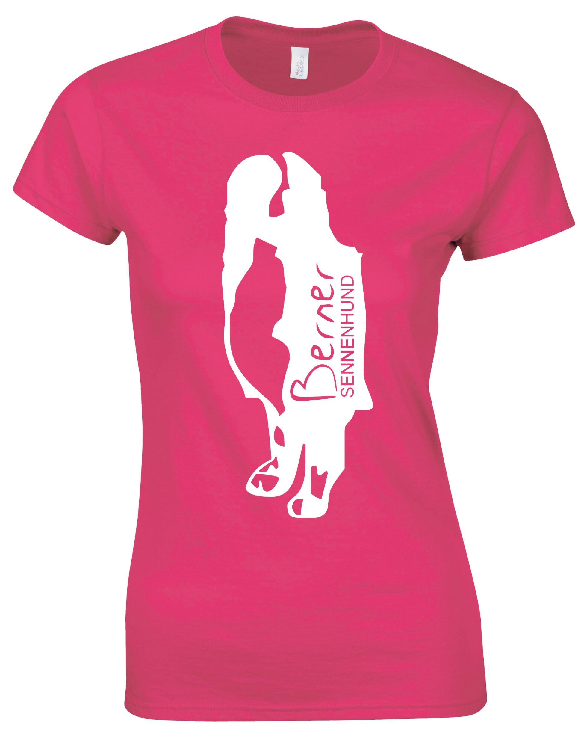 Berner Sennenhund Dog Breed Design Female Roundneck T-shirt – Style for Every Dog Lover