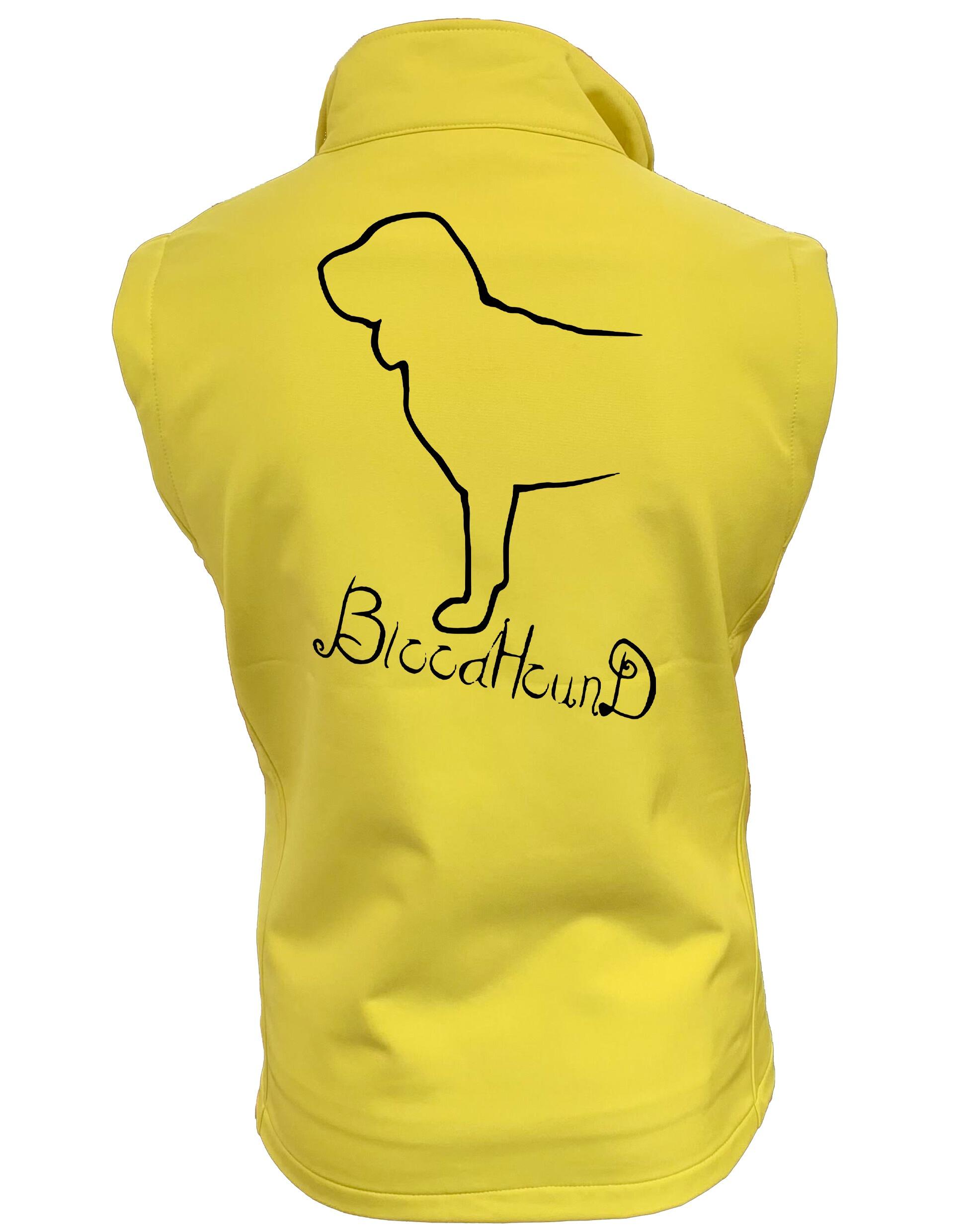 Bloodhound Dog Breed Design Unisex Softshell Gilet – Style Meets Comfort for Bloodhound Lovers