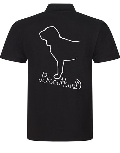Unisex Cotton Polo with Bloodhound Dog Breed Design – Comfort and Style for Every Bloodhound Enthusiast