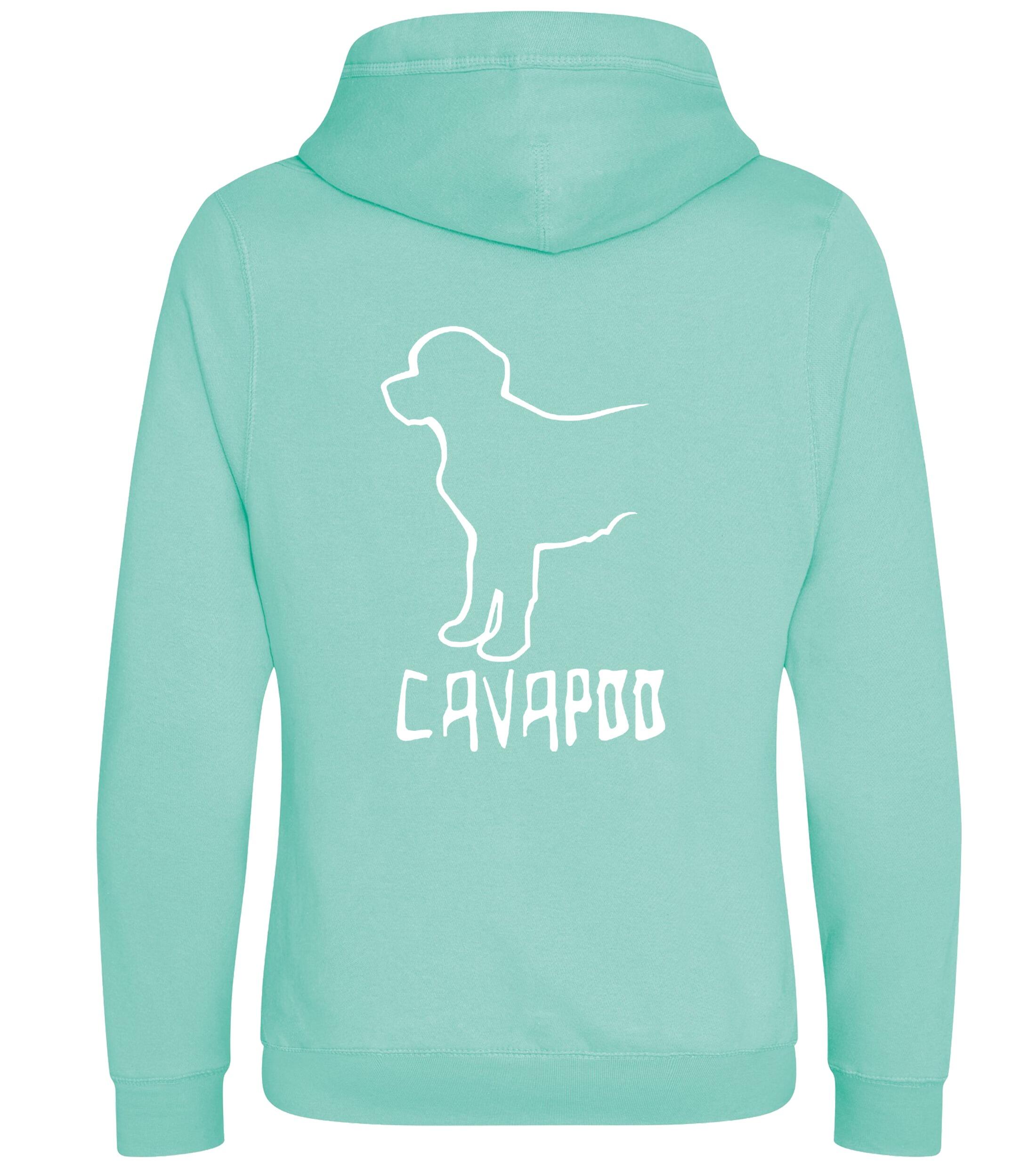 Unisex Crossneck Pullover Hoodie with Cavapoo Dog Breed Design – A Must-Have for Cavapoo Fans
