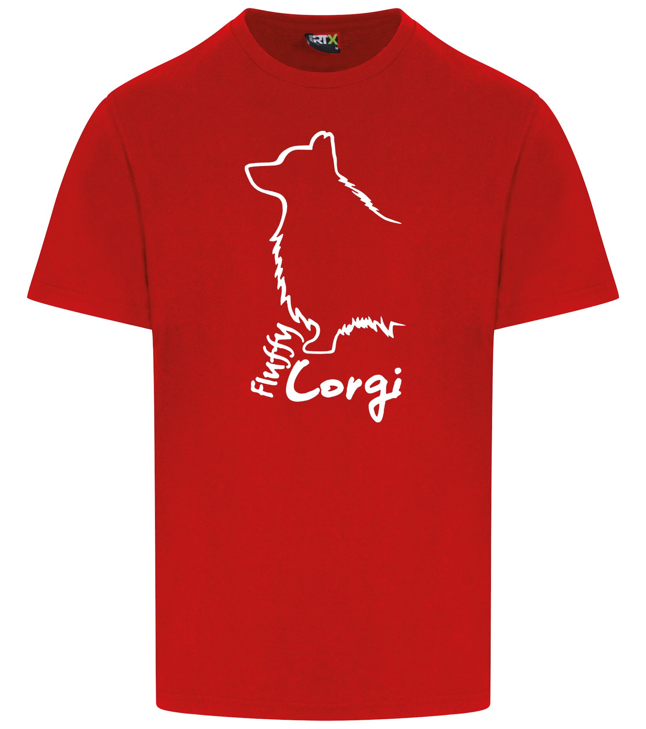 Unisex Roundneck T-shirt with Corgi Fluffy Dog Breed Design – Perfect for Corgi Fluffy Fans