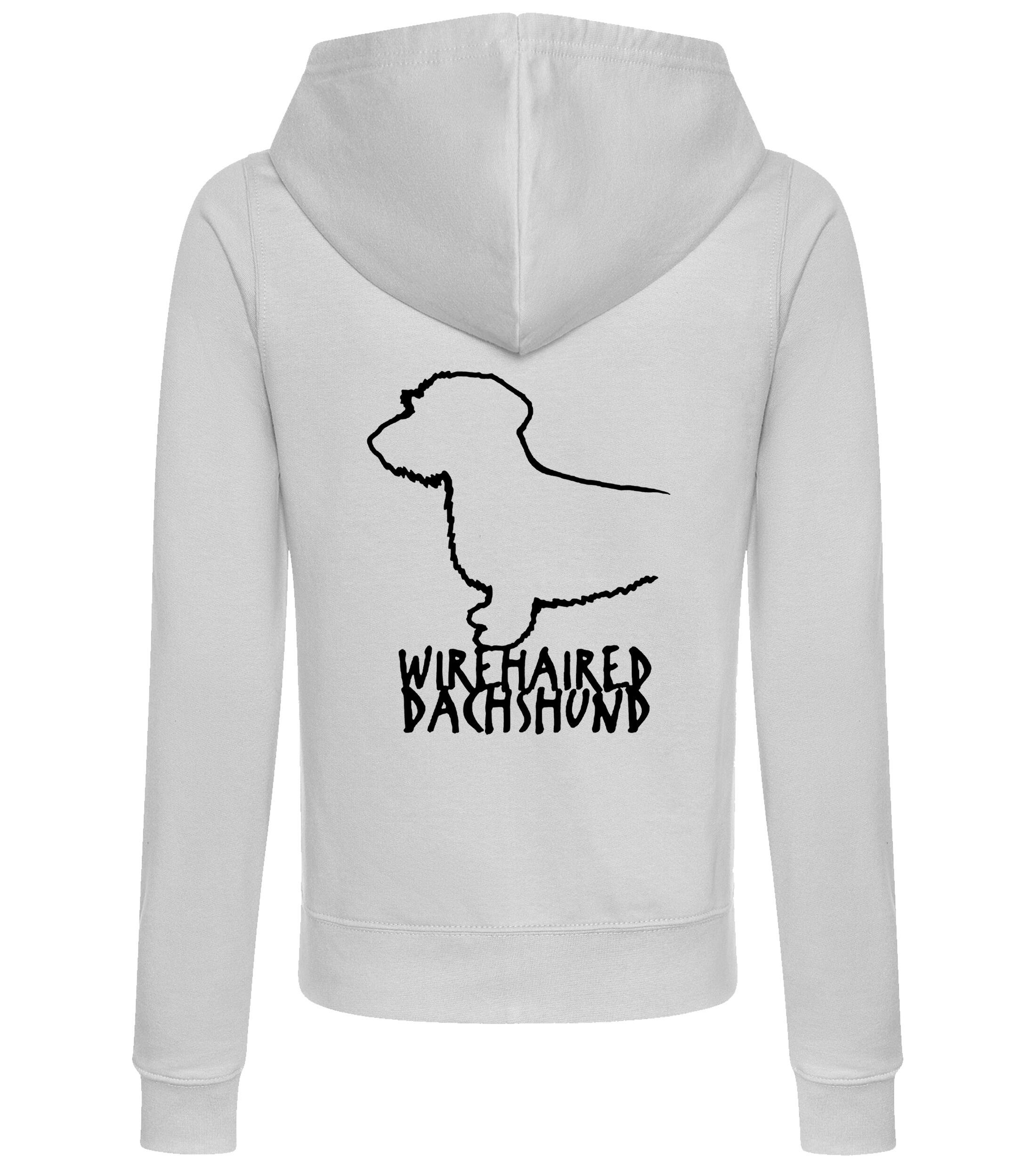 Dachshund (Wirehaired) Women’s Zipped Hoodie – Stylish & Cozy for Dachshund Lovers