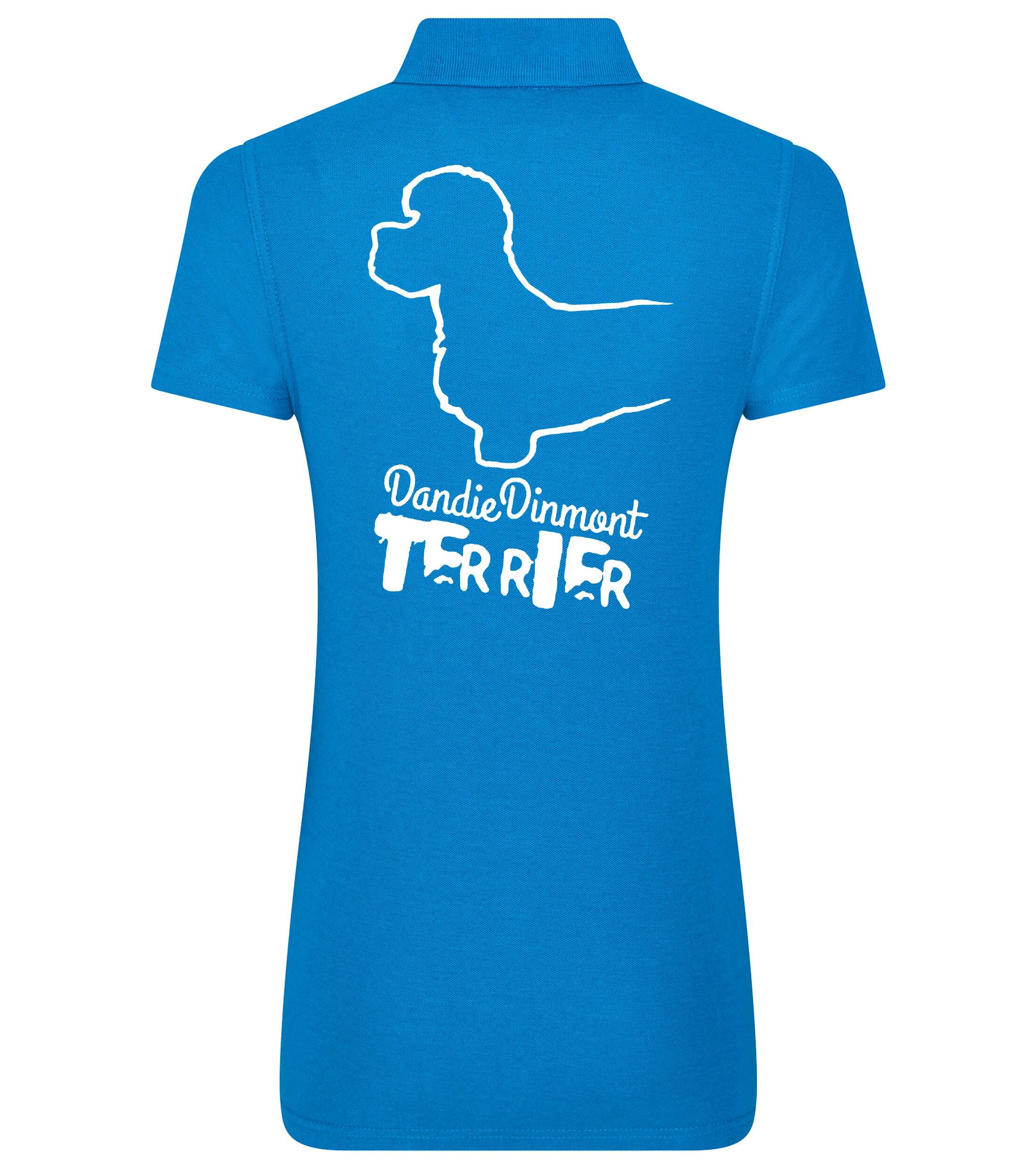 Dandie Dinmont Terrier Women’s Cotton Polo – Elegance for Dandie Dinmont Enthusiasts