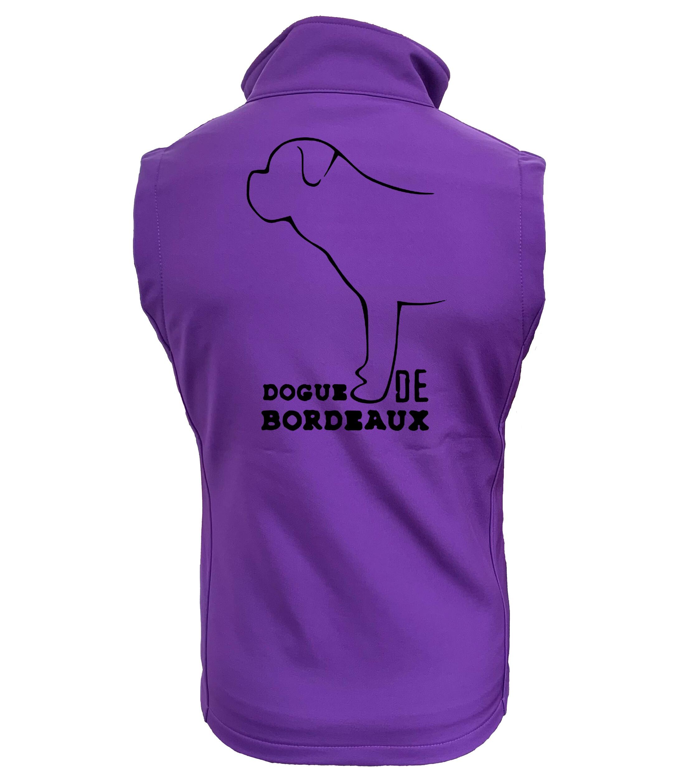 Dogue De Bordeaux Dog Breed Design Unisex Softshell Gilet – Practical & Stylish Outdoor Wear