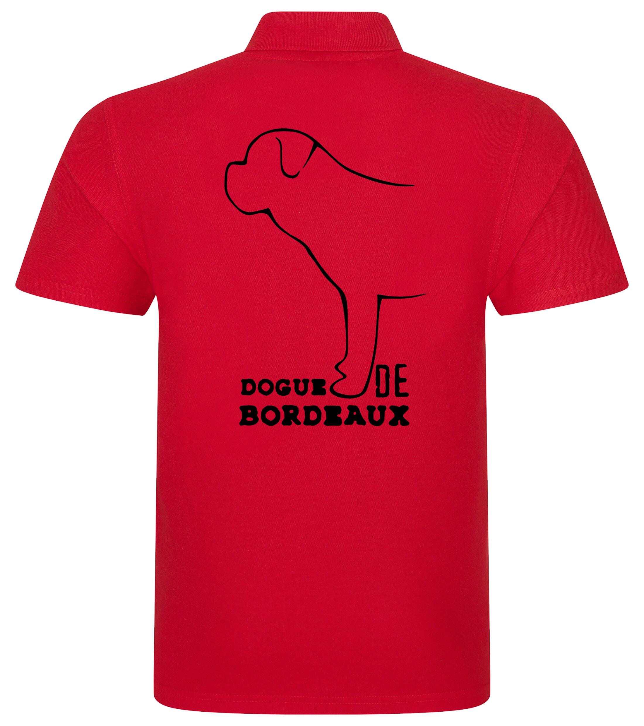 Dogue De Bordeaux Dog Breed Design Unisex Cotton Polo – Style for Dogue De Bordeaux Lovers