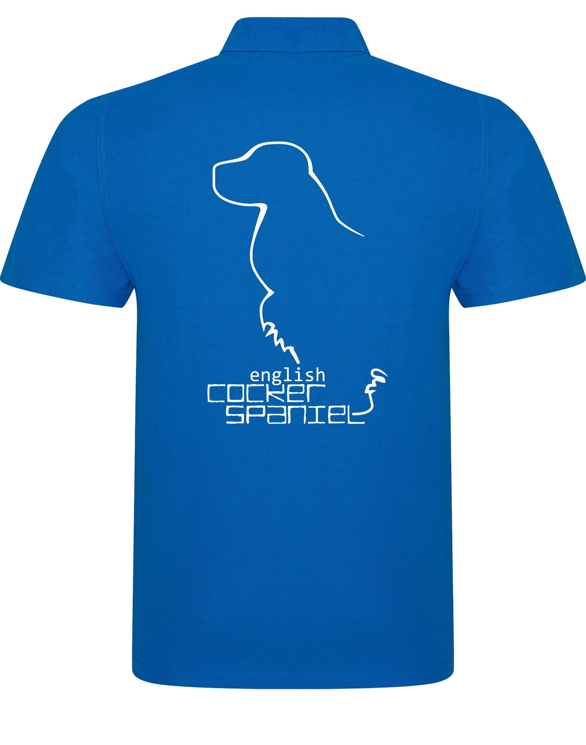 Unisex Cotton Polo with English Cocker Spaniel Design – Comfort & Style for Every Spaniel Enthusiast