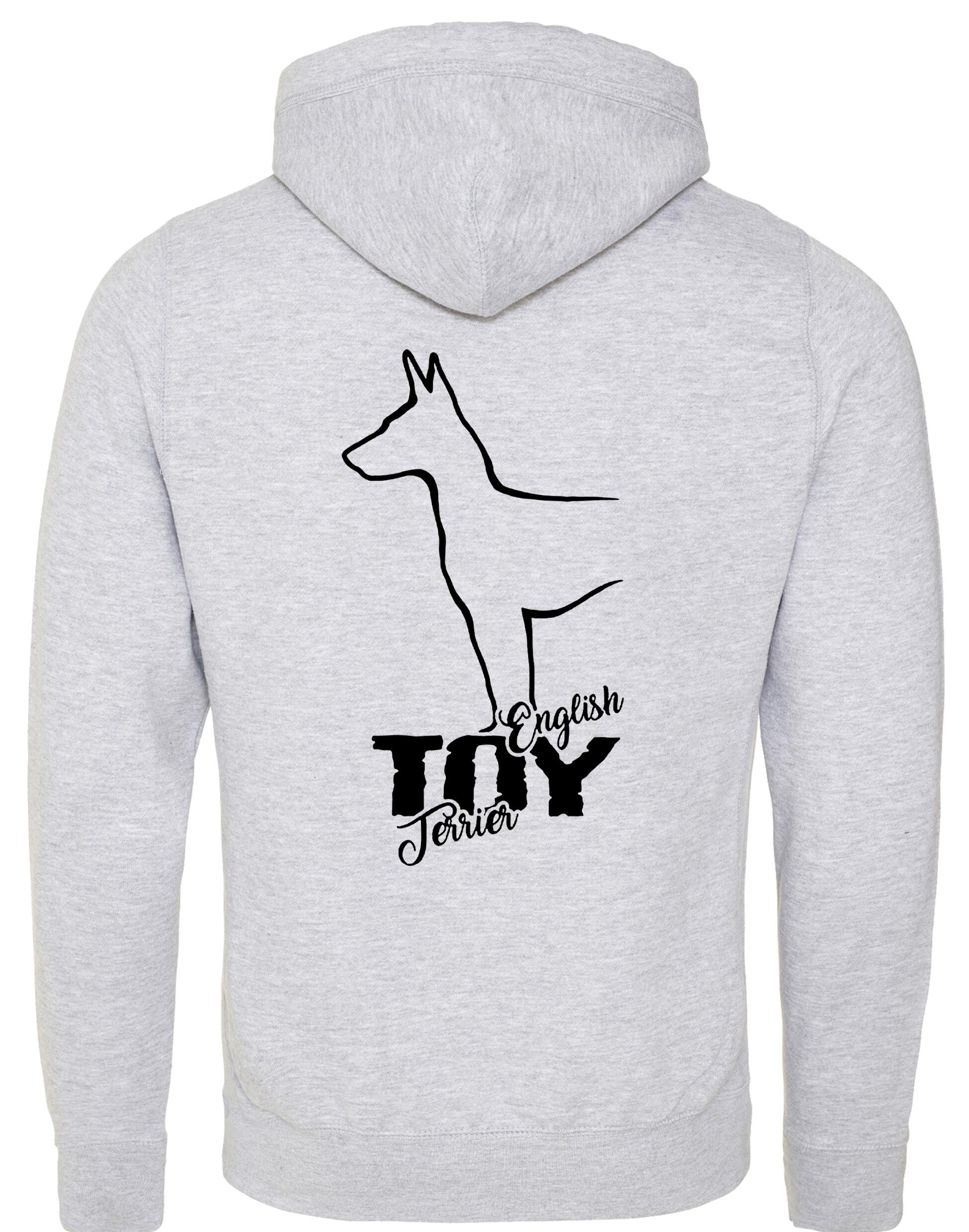 English Toy Terrier Unisex Crossneck Pullover Hoodie – A Stylish Essential for Terrier Enthusiasts