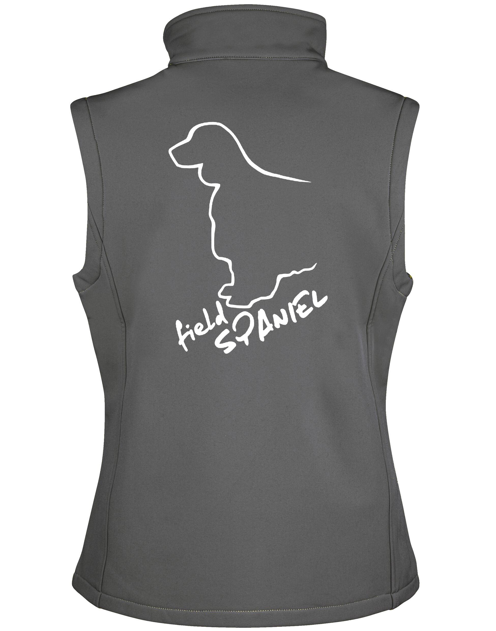 Field Spaniel Women’s Softshell Gilet – Elegance and Functionality for Field Spaniel Enthusiasts