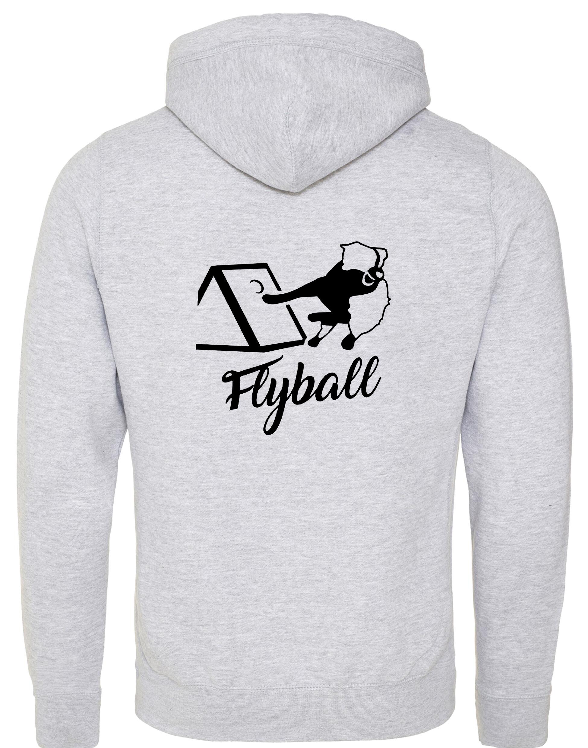 Flyball Unisex Crossneck Pullover Hoodie – A Stylish Essential for Flyball Enthusiasts