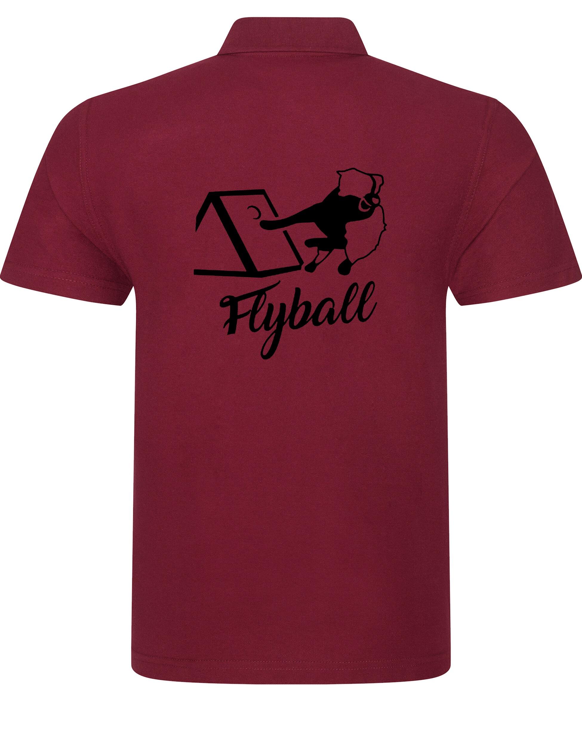 Flyball Unisex Cotton Polo – Classic Style for Flyball Enthusiasts