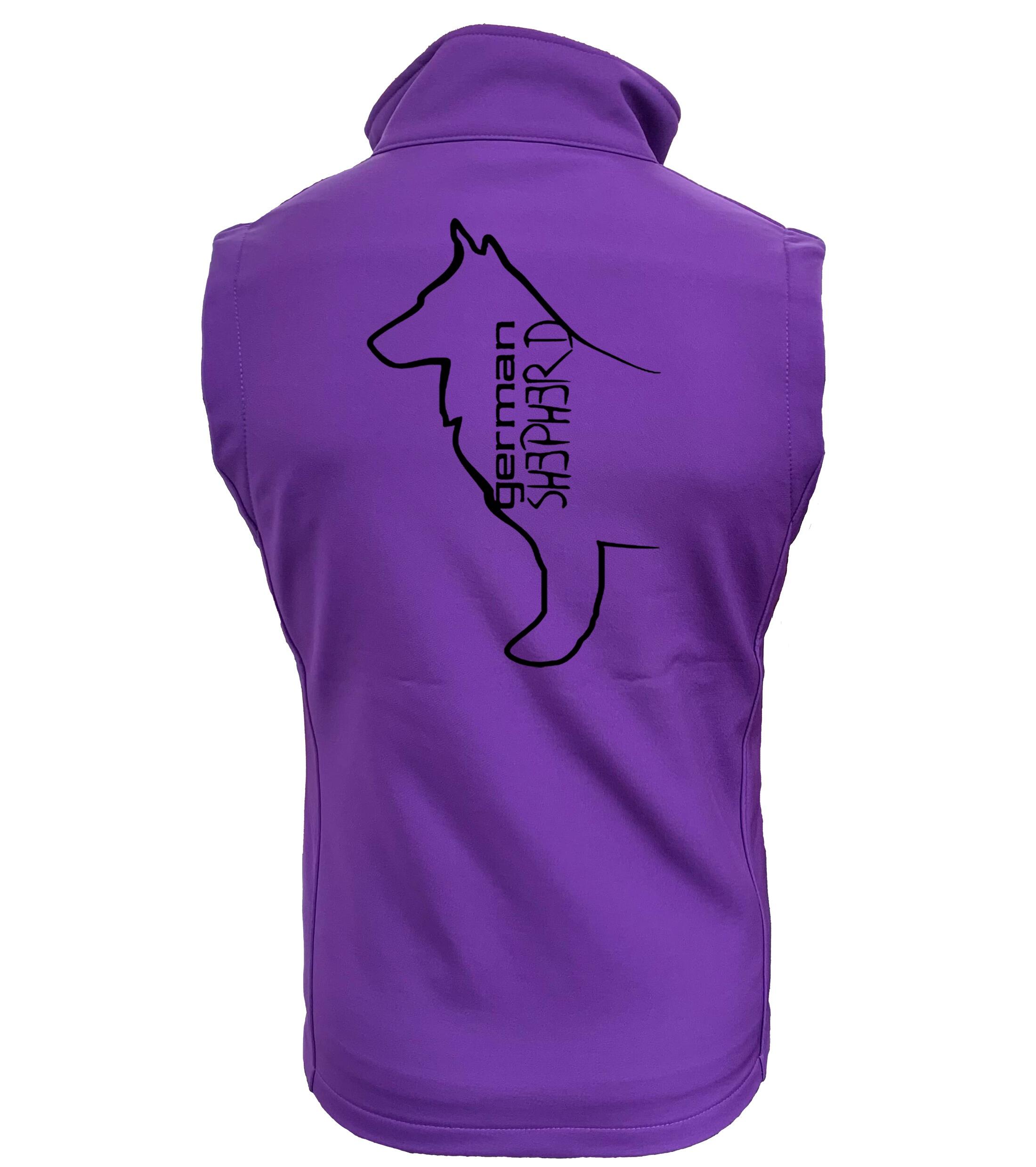 German Shepherd Unisex Softshell Jacket (Outline Design) – Your Perfect Outdoor Companion