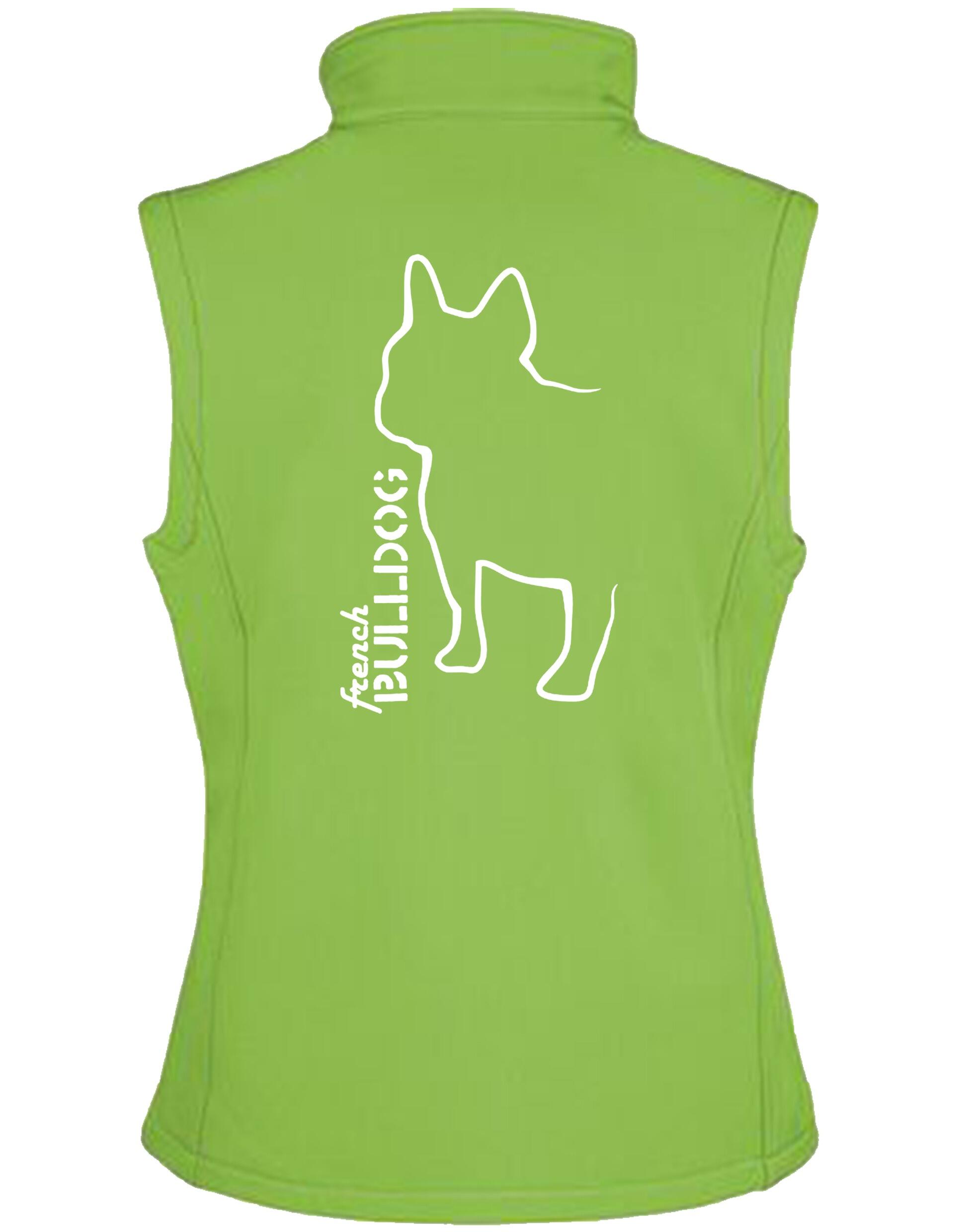 French Bulldog (Outline) Unisex Softshell Jacket – Stylish and Practical for French Bulldog Enthusiasts