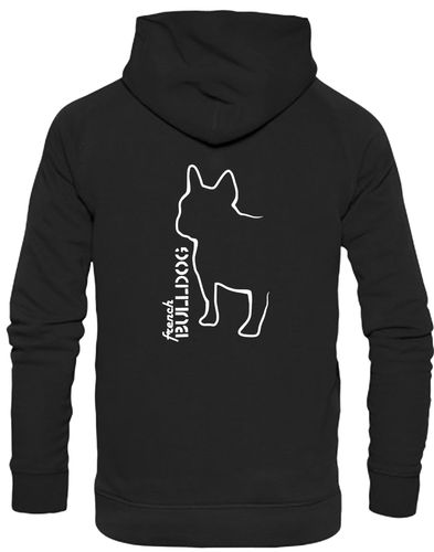 French Bulldog (Outline) Design Pullover Hoodie – Cozy and Stylish for Bulldog Enthusiasts