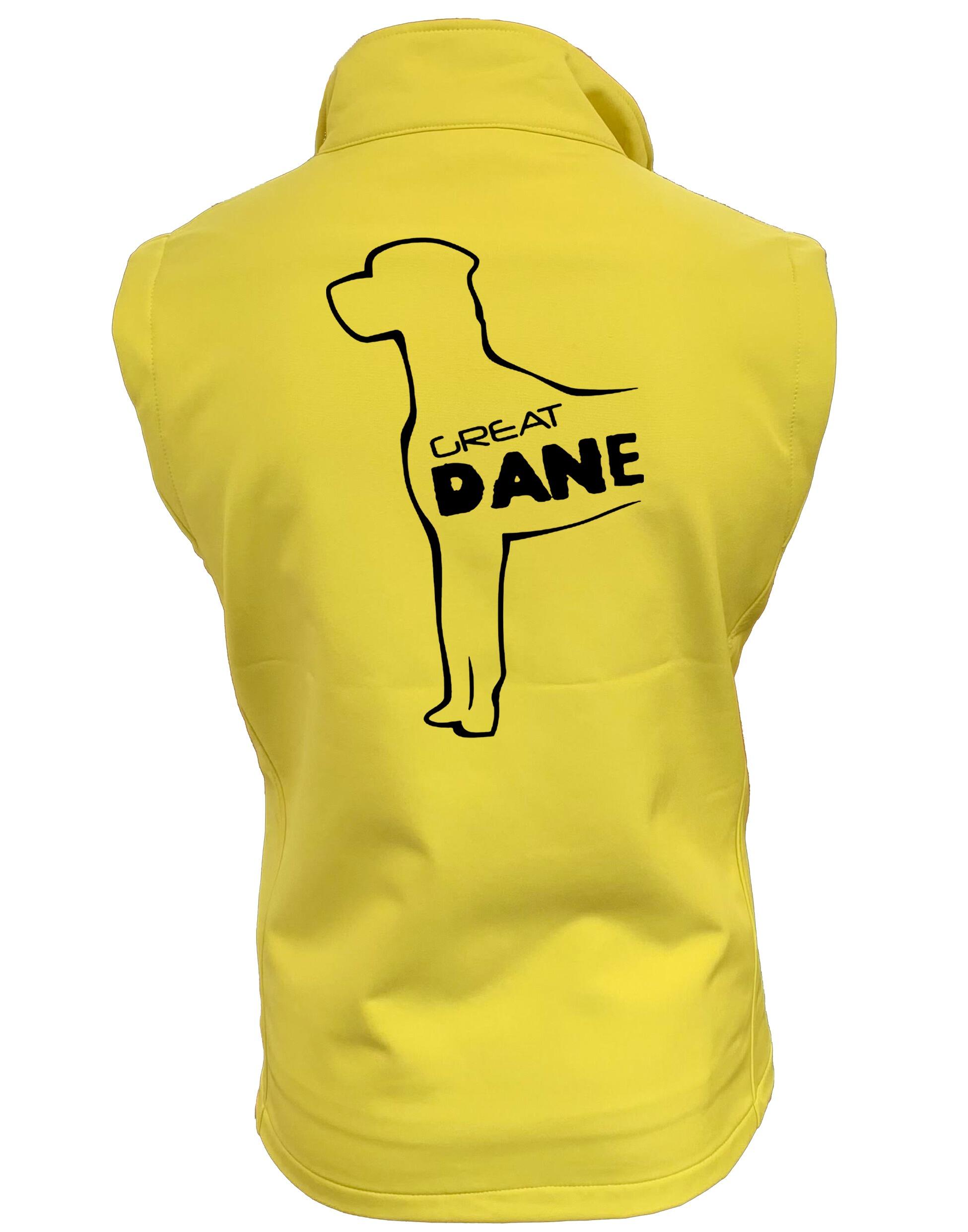 Women’s tailored softshell jacket featuring exclusive Great Dane artwork, crafted from water-resistant fabric with a soft fleece lining for warmth and style.