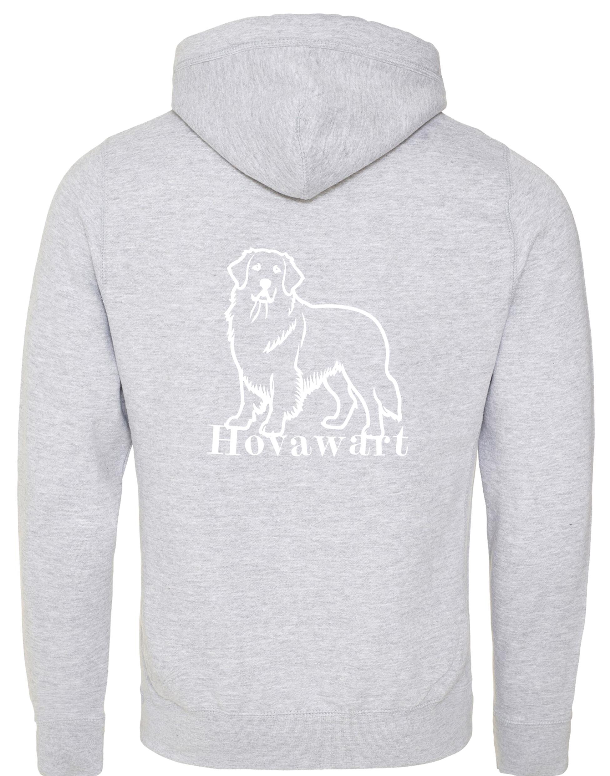 Hovawart Unisex Crossneck Pullover Hoodie – Modern design with exclusive breed graphic, perfect for Hovawart lovers.