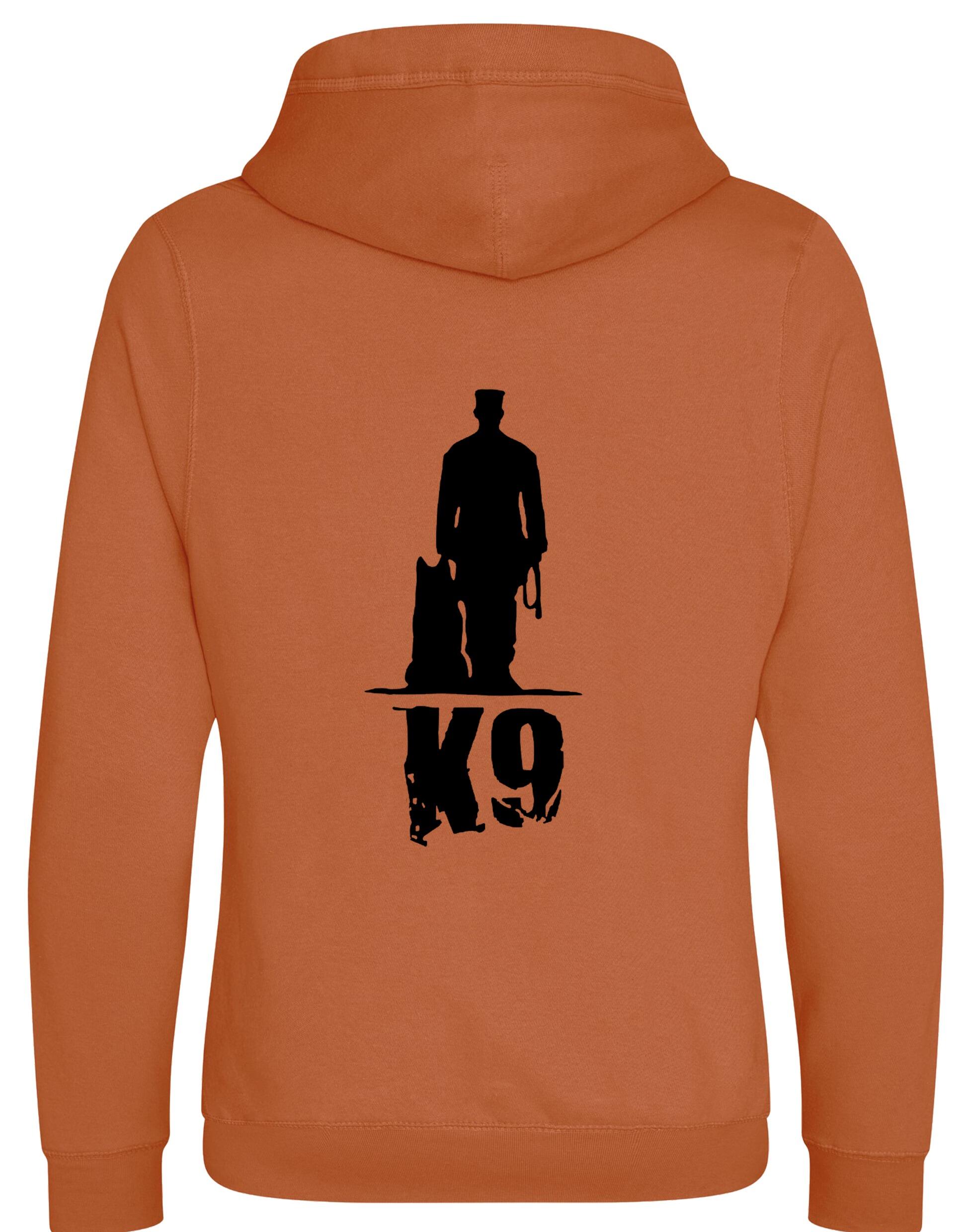 K9 crossneck pullover hoodie with modern design, exclusive artwork, and cozy fleece interior, ideal for dog lovers seeking style and comfort.