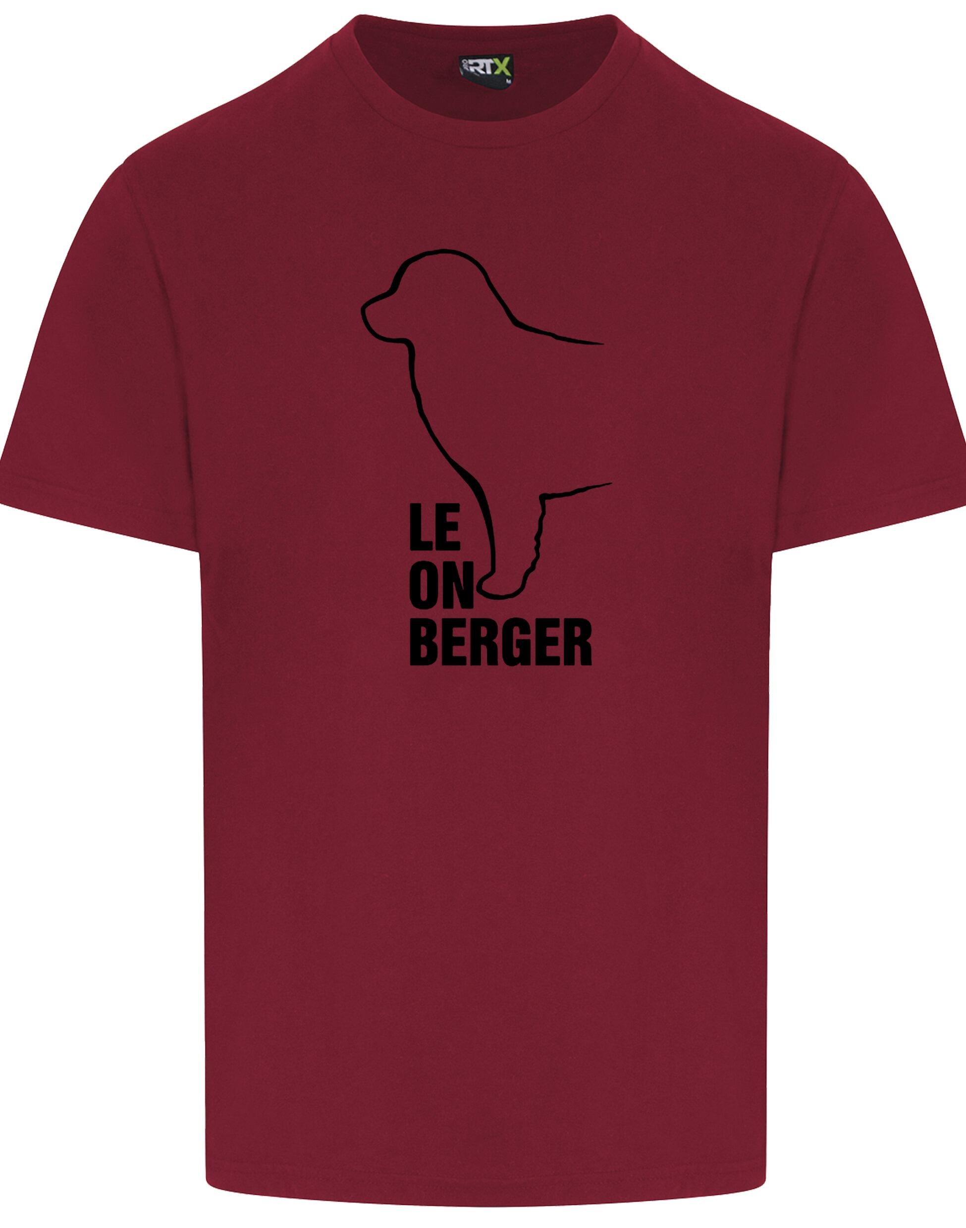 Leonberger Unisex Roundneck T-shirt with exclusive breed design, breathable cotton fabric, and relaxed fit.