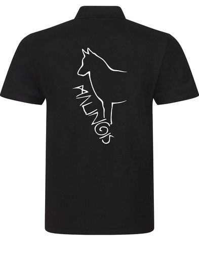 Unisex Cotton Polo featuring an exclusive Malinois breed graphic, combining style and comfort for Malinois enthusiasts.