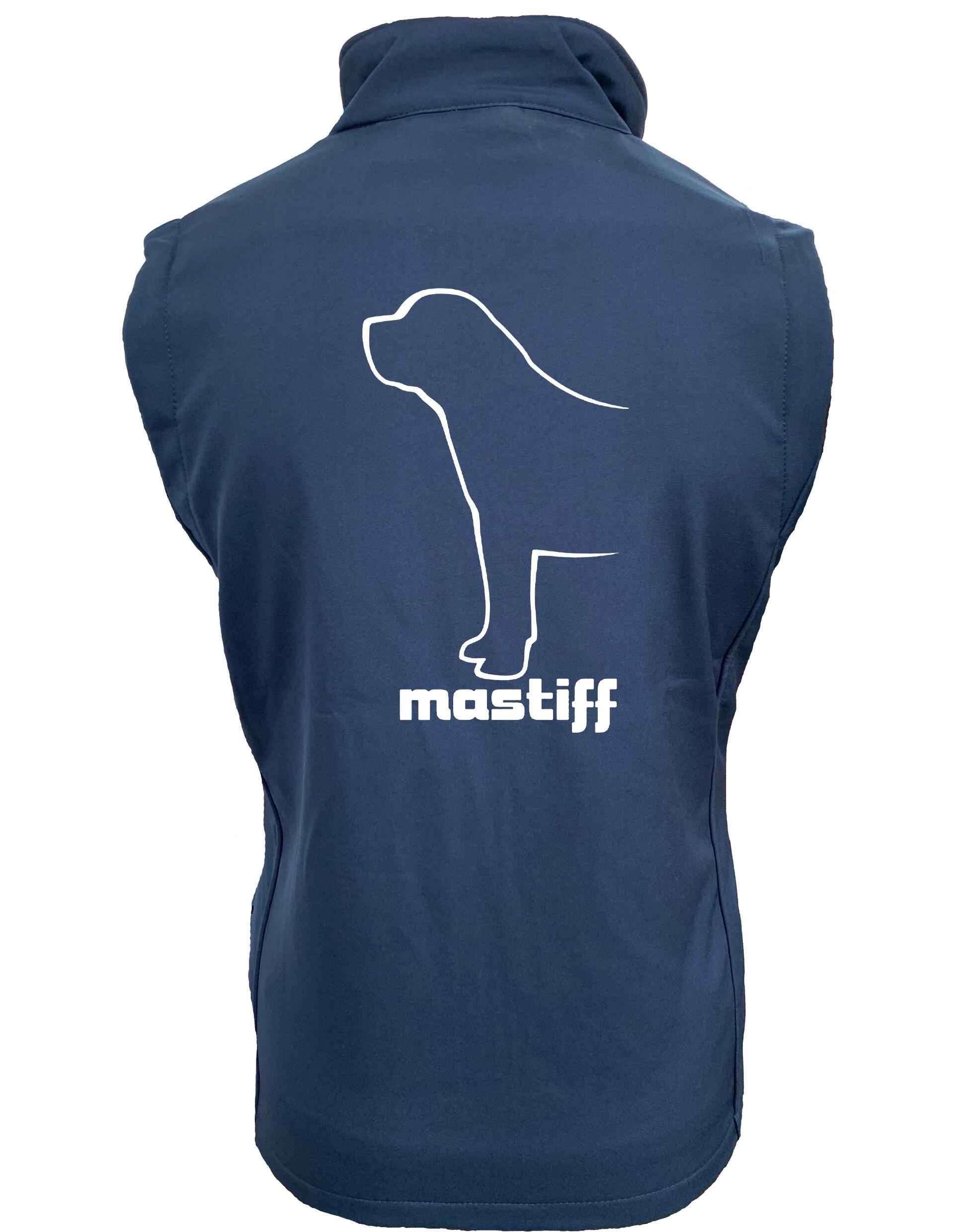 Mastiff Women’s Softshell Jacket with exclusive breed design, water-resistant fabric, and fleece lining for warmth and comfort.