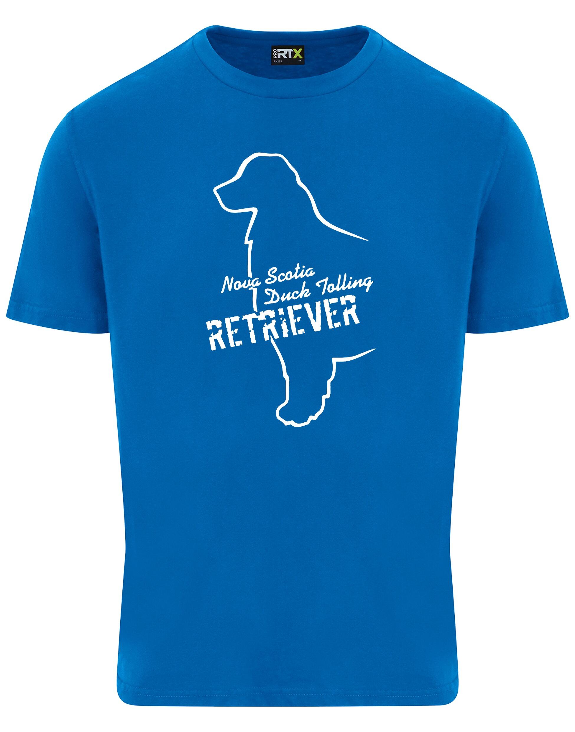 Nova Scotia Duck Tolling Retriever unisex roundneck T-shirt featuring an exclusive breed design on the front. Made from soft, breathable cotton with a relaxed fit, classic round neckline, and lightweight feel for all-day comfort. Perfect for Toller lovers, dog breed enthusiasts, and casual wear.