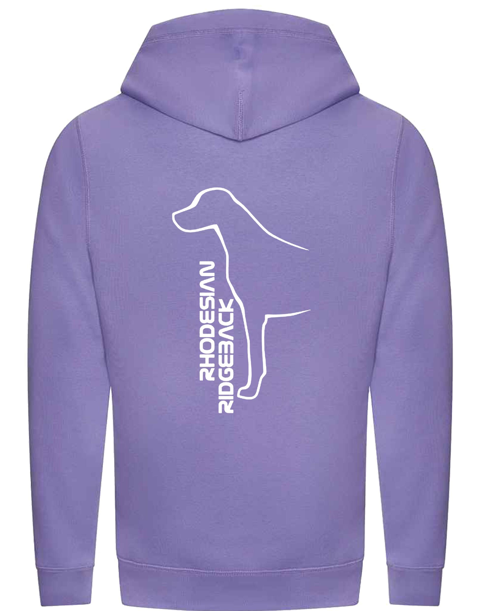 Rhodesian Ridgeback Crossneck Pullover Hoodie featuring exclusive breed artwork, modern crossneck design, soft fleece interior, kangaroo pocket, ribbed cuffs and hem, and a relaxed unisex fit for breed enthusiasts.