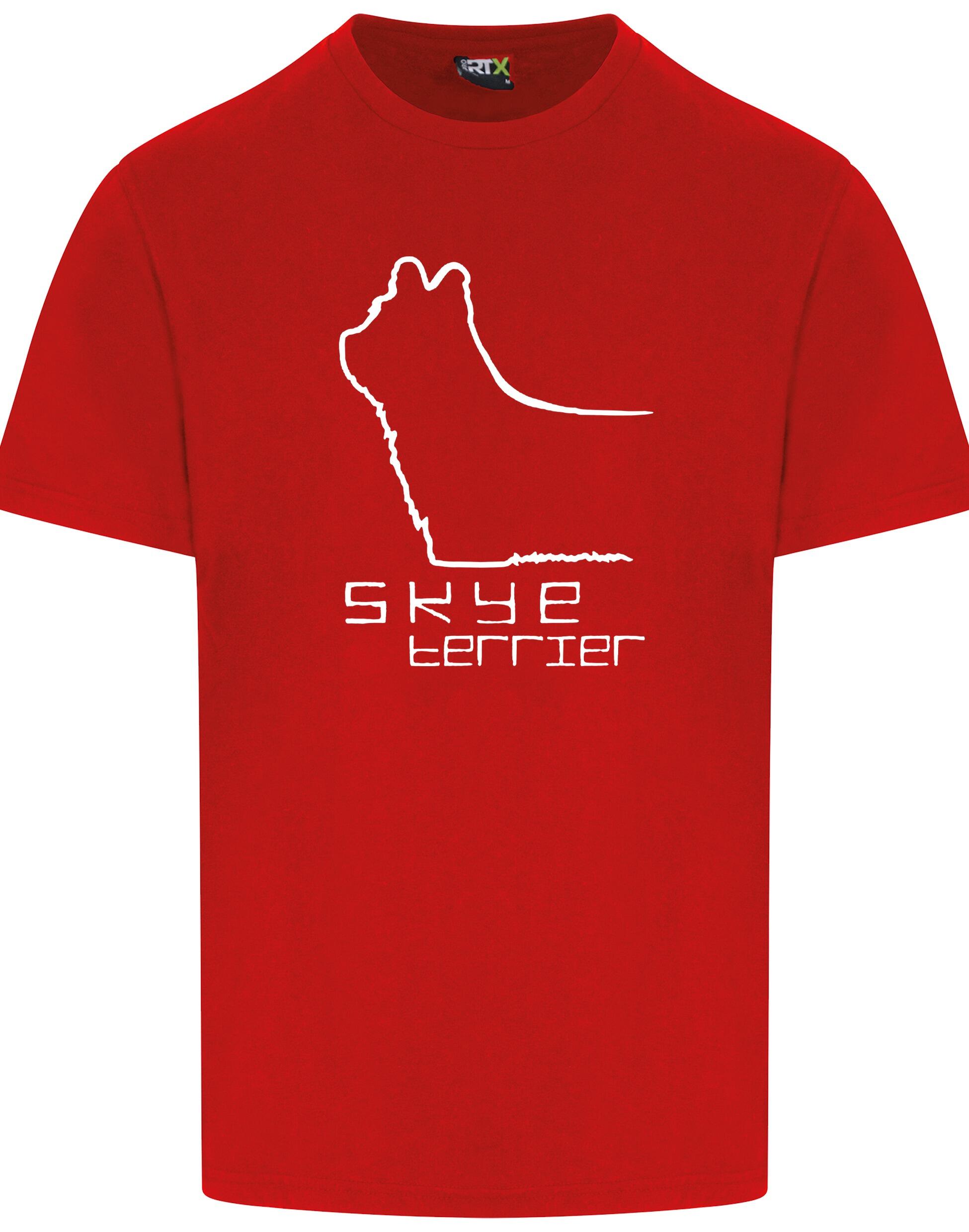 Unisex roundneck T-shirt featuring exclusive Skye Terrier artwork on the front. Made from breathable cotton with a relaxed fit, ideal for dog shows, casual wear, and everyday comfort for Skye Terrier lovers.