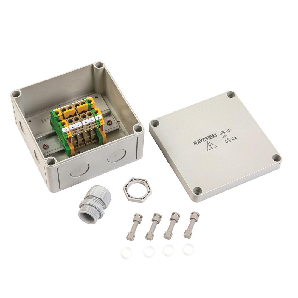 nVent Raychem JB-82 junction box for self regulating trace heating cable