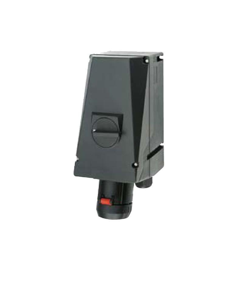PS-6331 Wall socket 63A 380-415V 4 pole flameproof for explosive atmospheres in hazardous areas