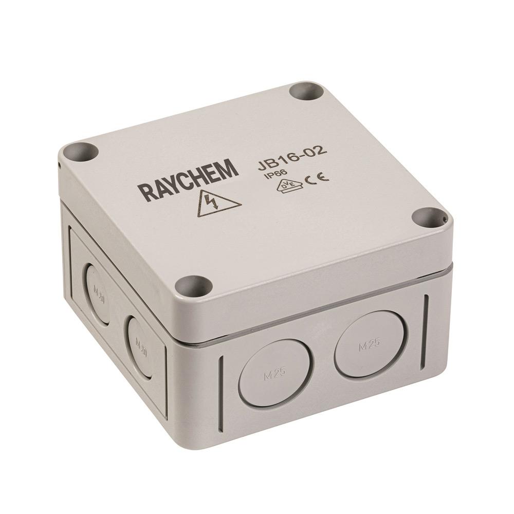JB16-02 nVent Raychem junction box for self-regulating trace heating cable